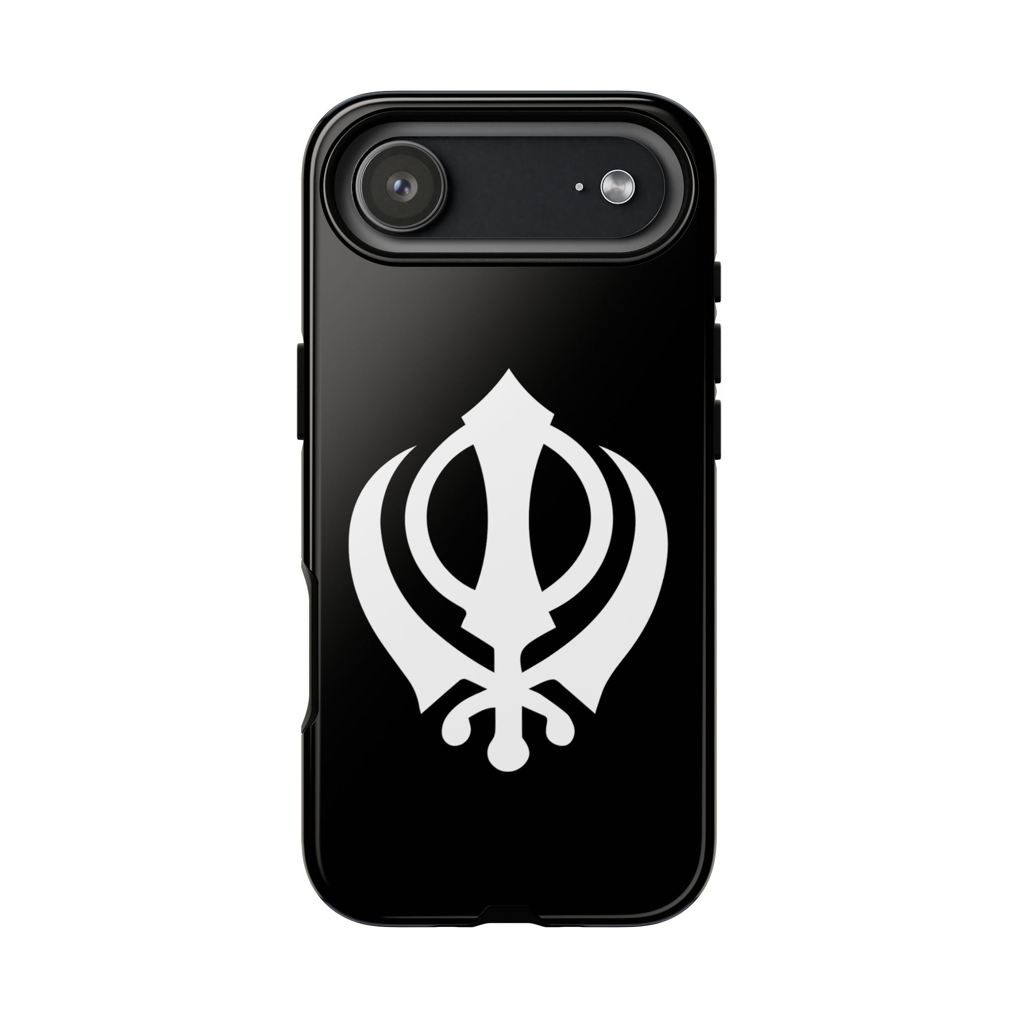 Sikh Khanda Phone Case • Black