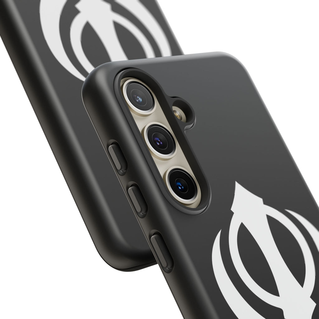 Sikh Khanda Phone Case • Black