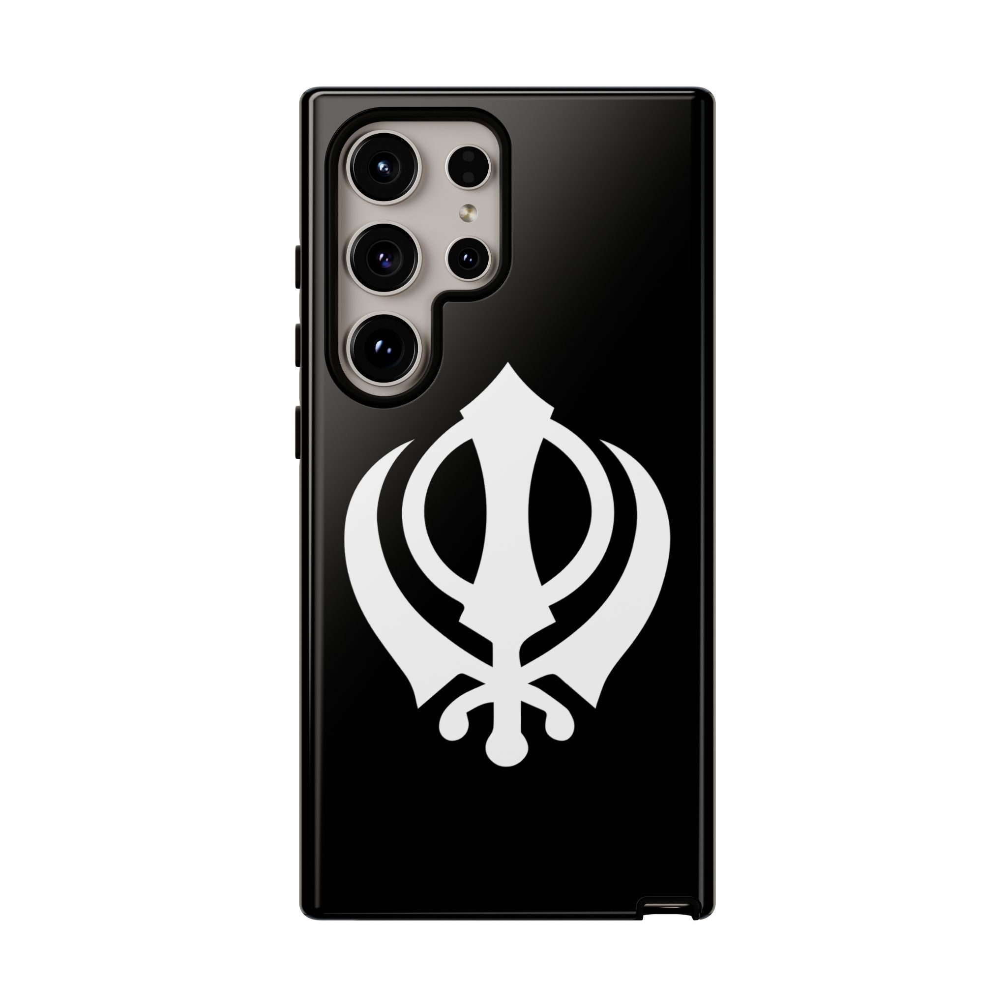 Sikh Khanda Phone Case • Black
