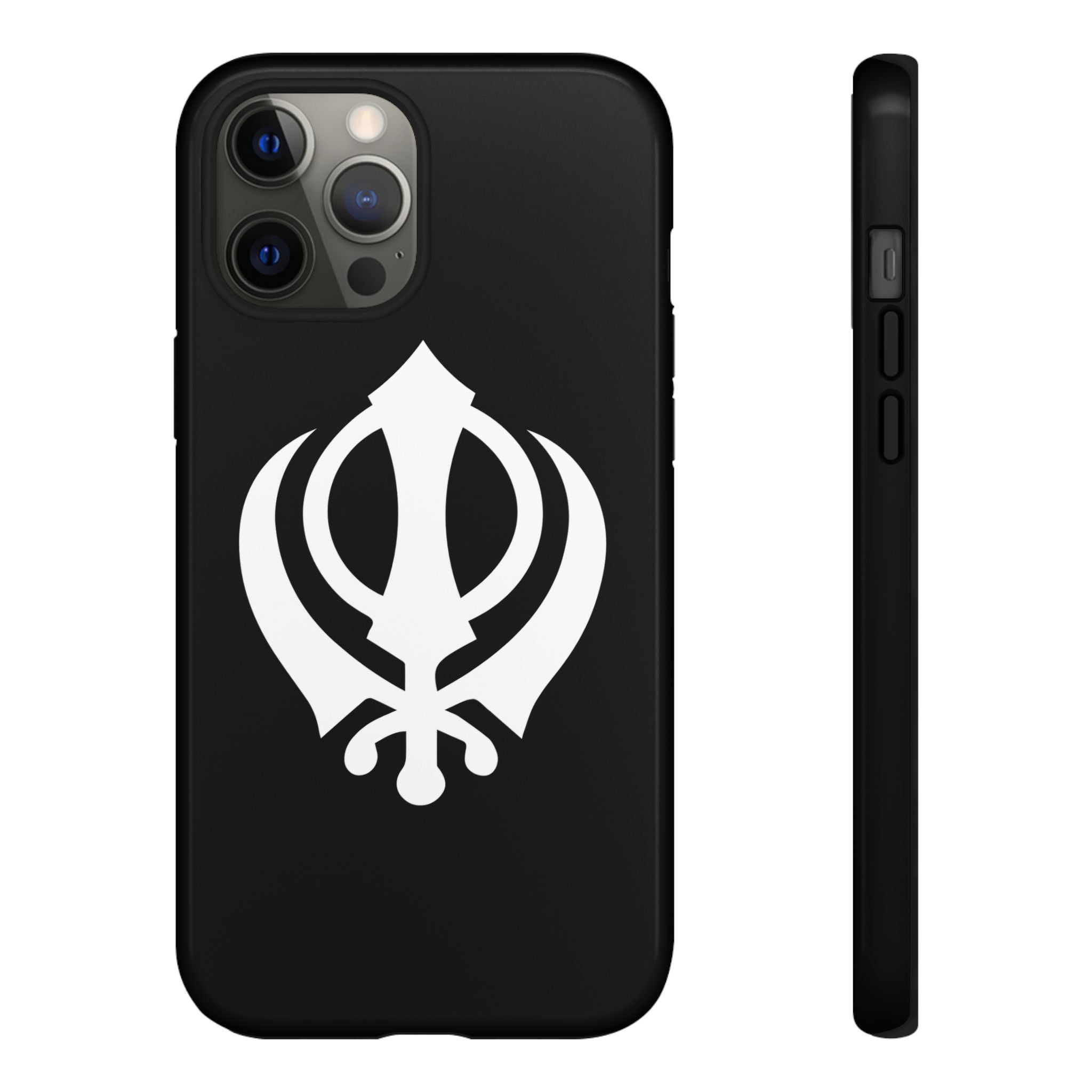 Sikh Khanda Phone Case • Black