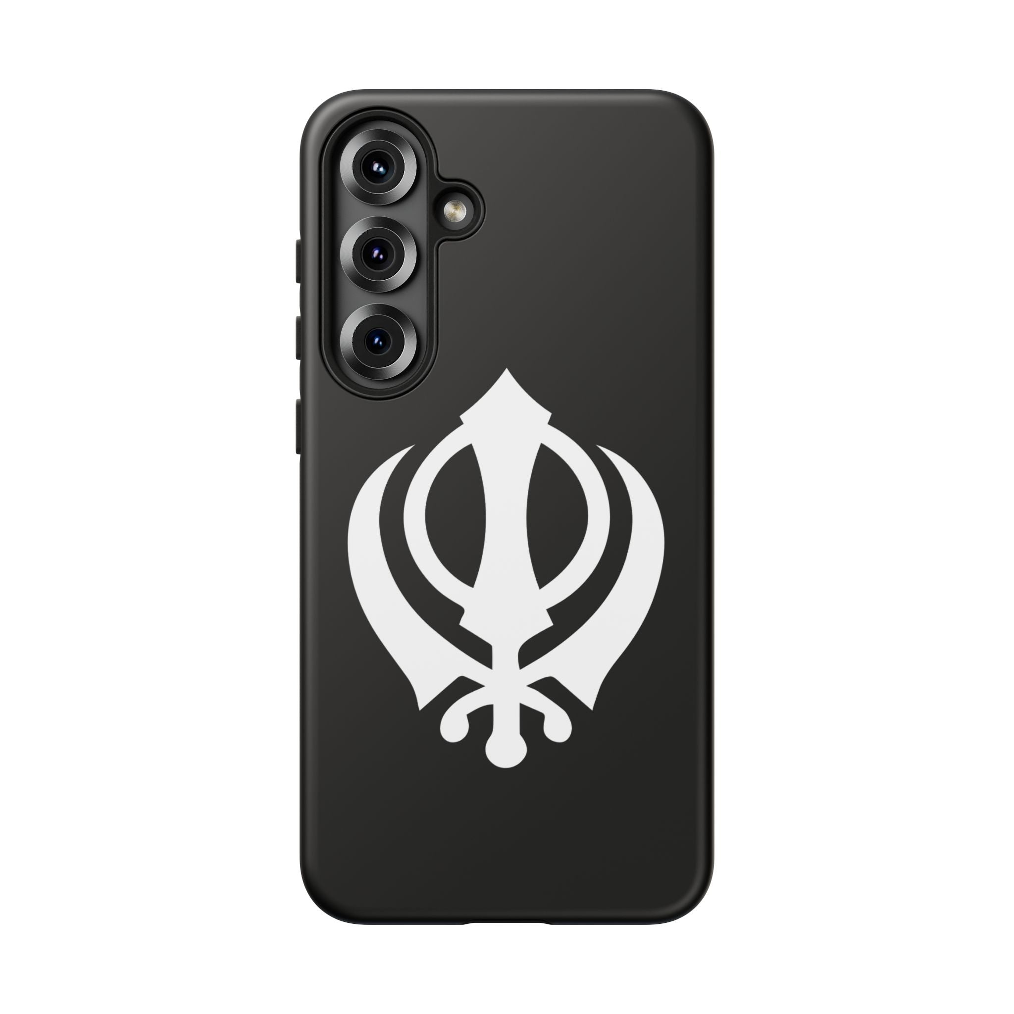 Sikh Khanda Phone Case • Black