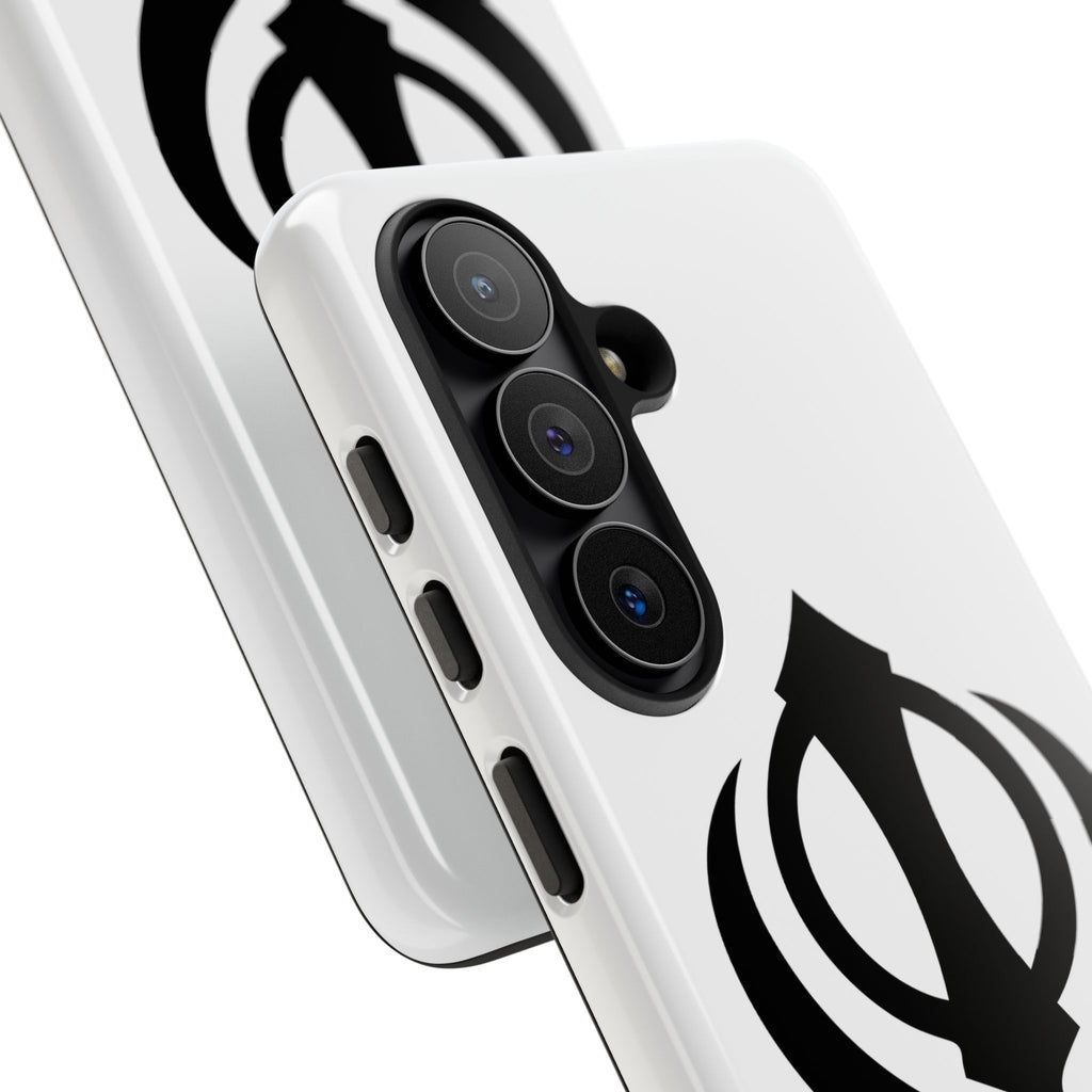 Sikh Khanda Phone Case • White