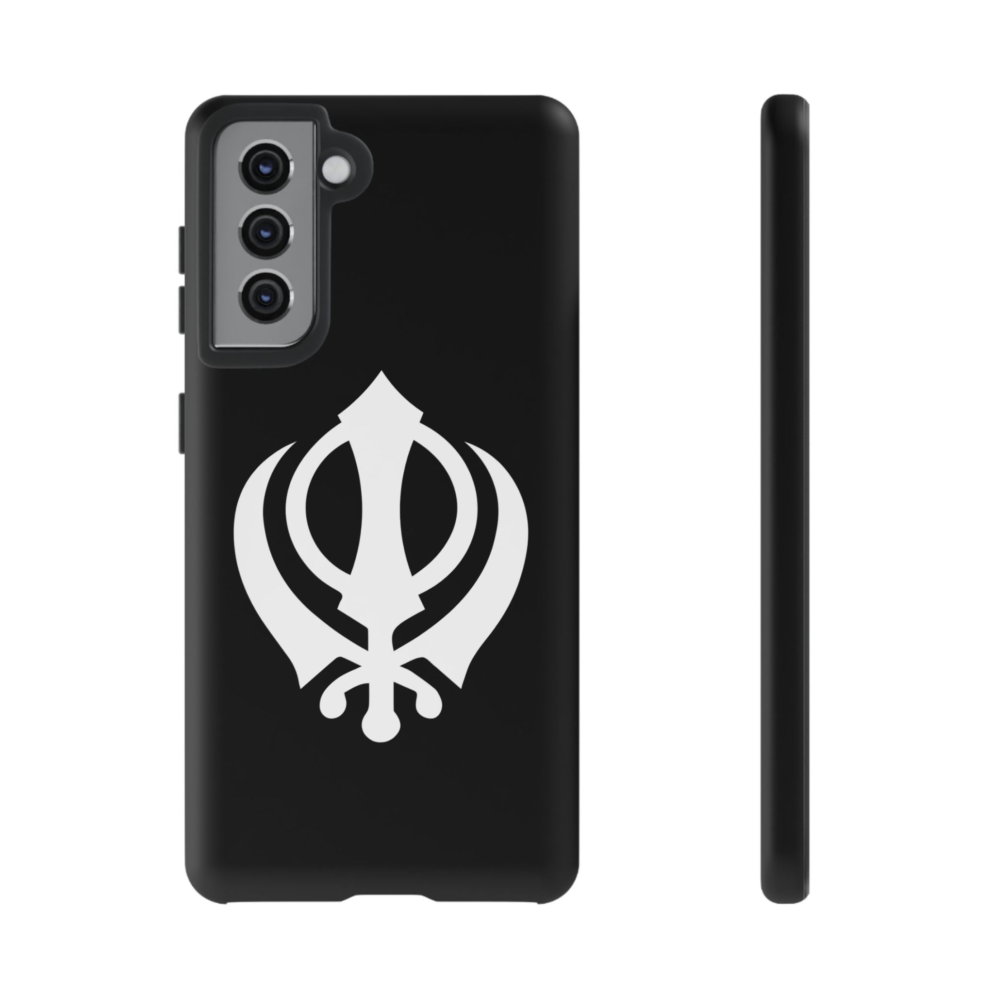 Sikh Khanda Phone Case • Black