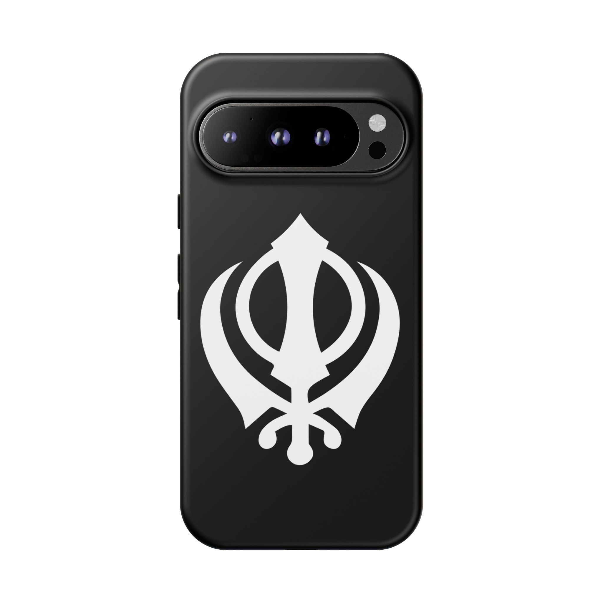 Sikh Khanda Phone Case • Black