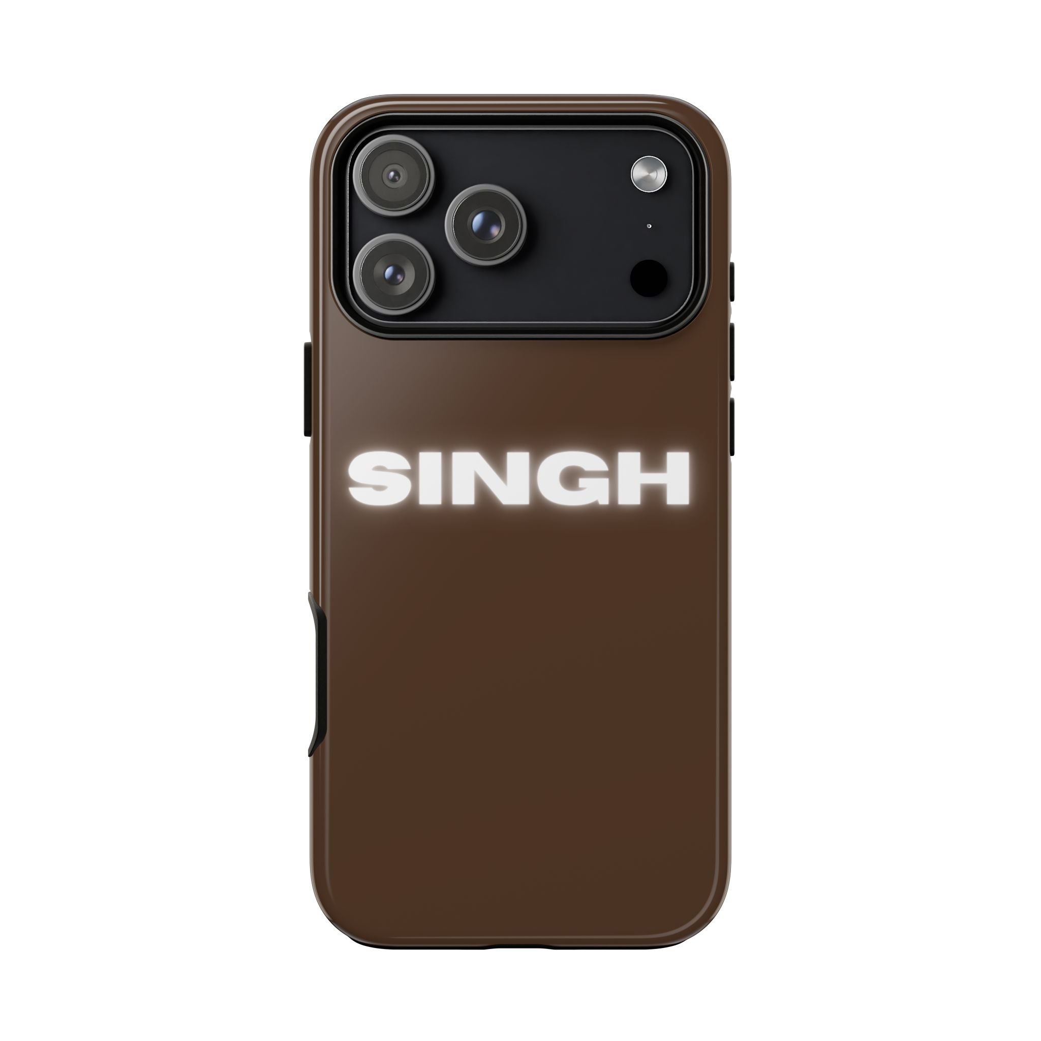 SINGH Phone Case • Brown