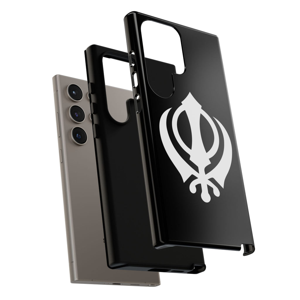 Sikh Khanda Phone Case • Black