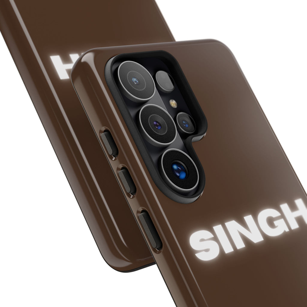 SINGH Phone Case • Brown