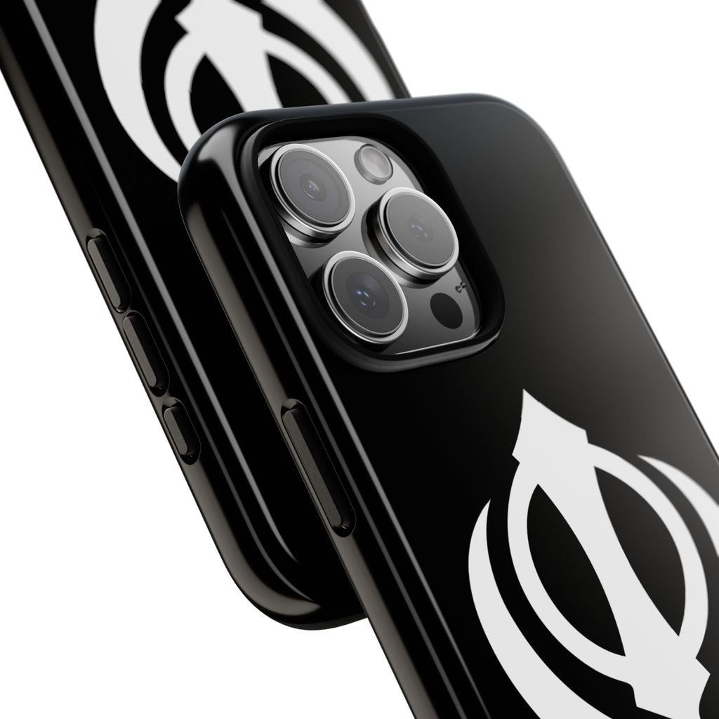 Sikh Khanda Phone Case • Black