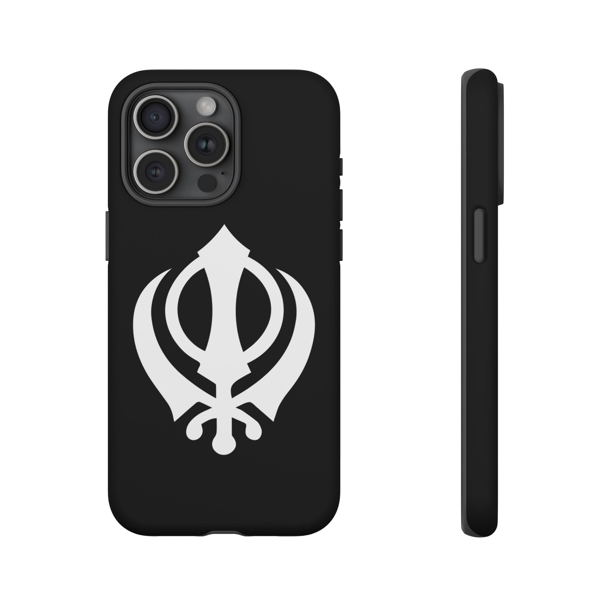 Sikh Khanda Phone Case • Black