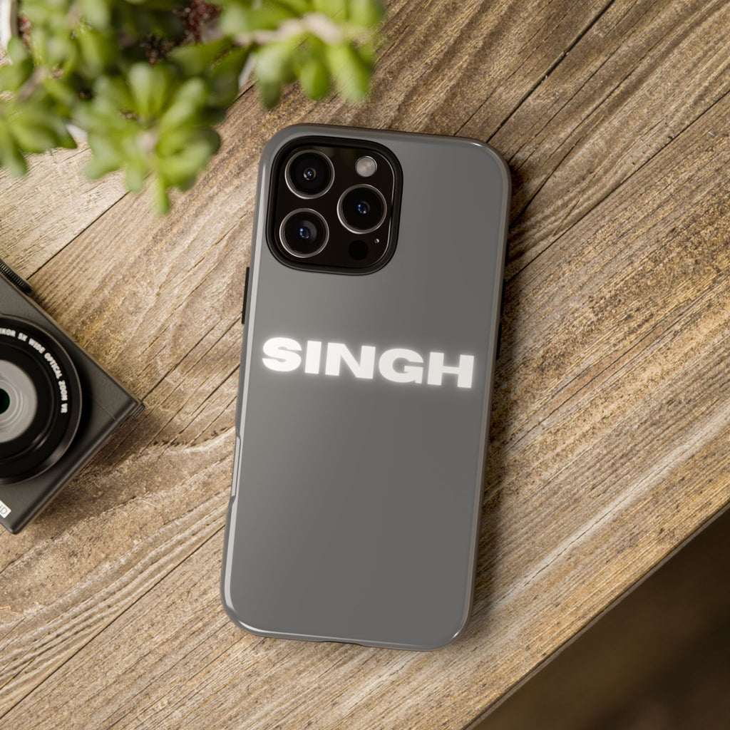 SINGH Phone Case • Grey