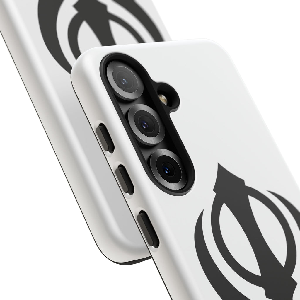 Sikh Khanda Phone Case • White