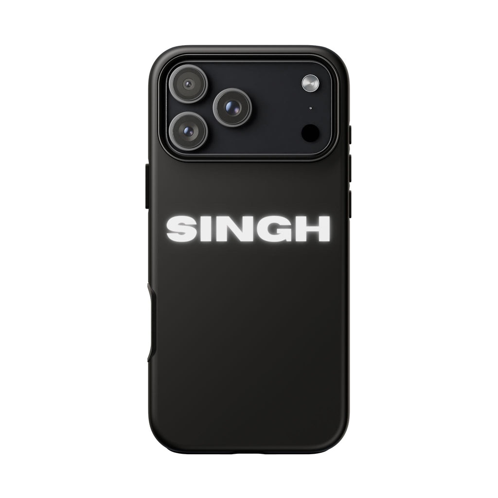 SINGH Phone Case • Black