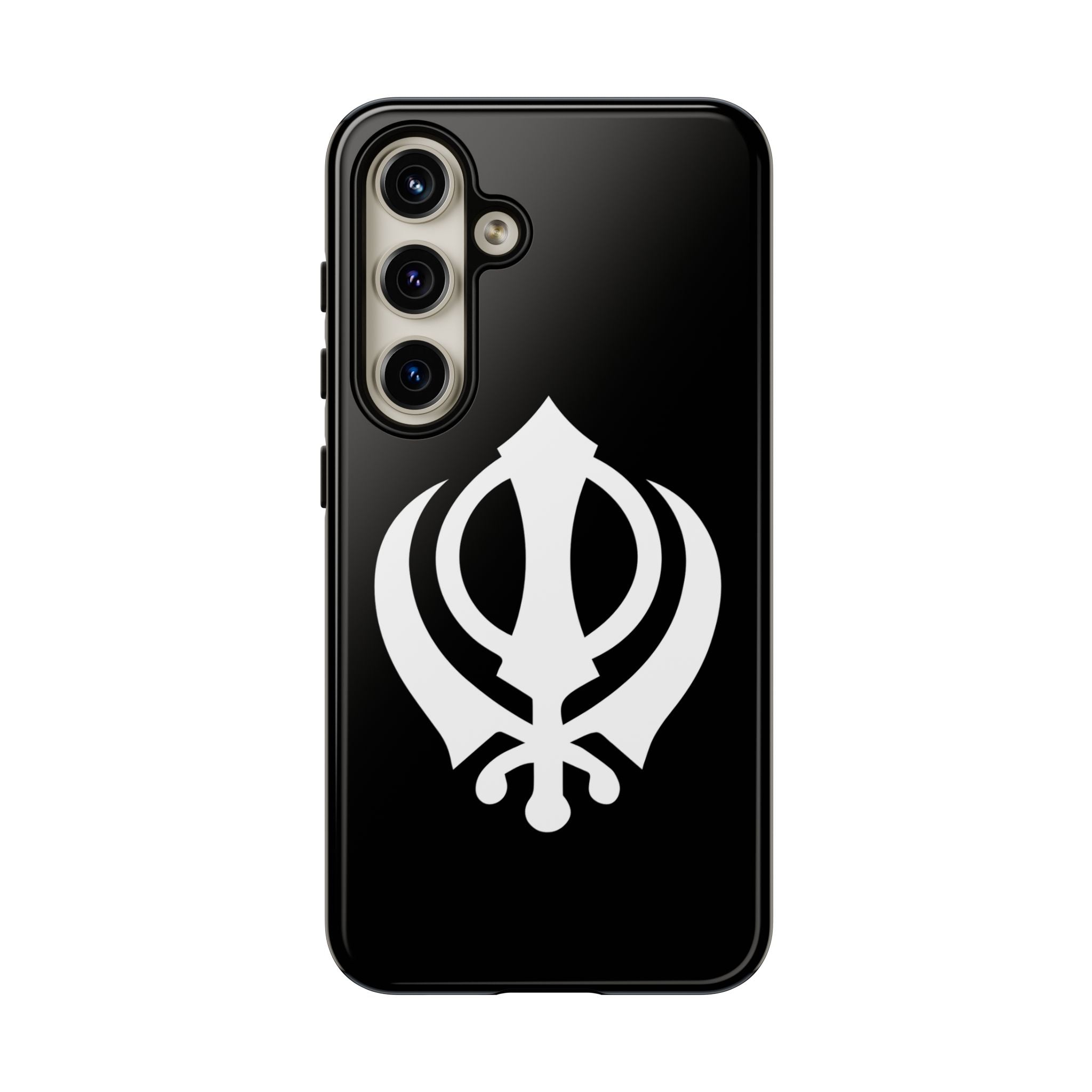 Sikh Khanda Phone Case • Black