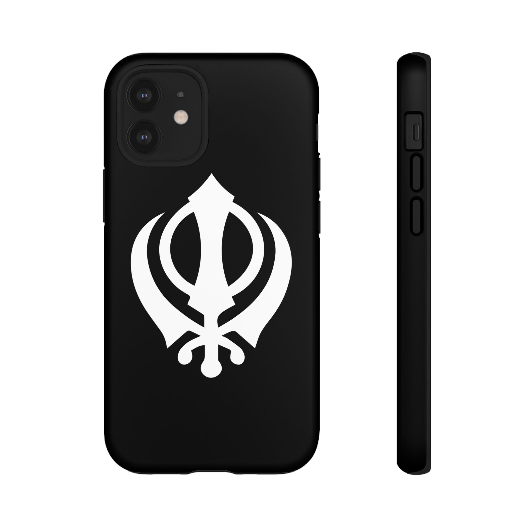 Sikh Khanda Phone Case • Black