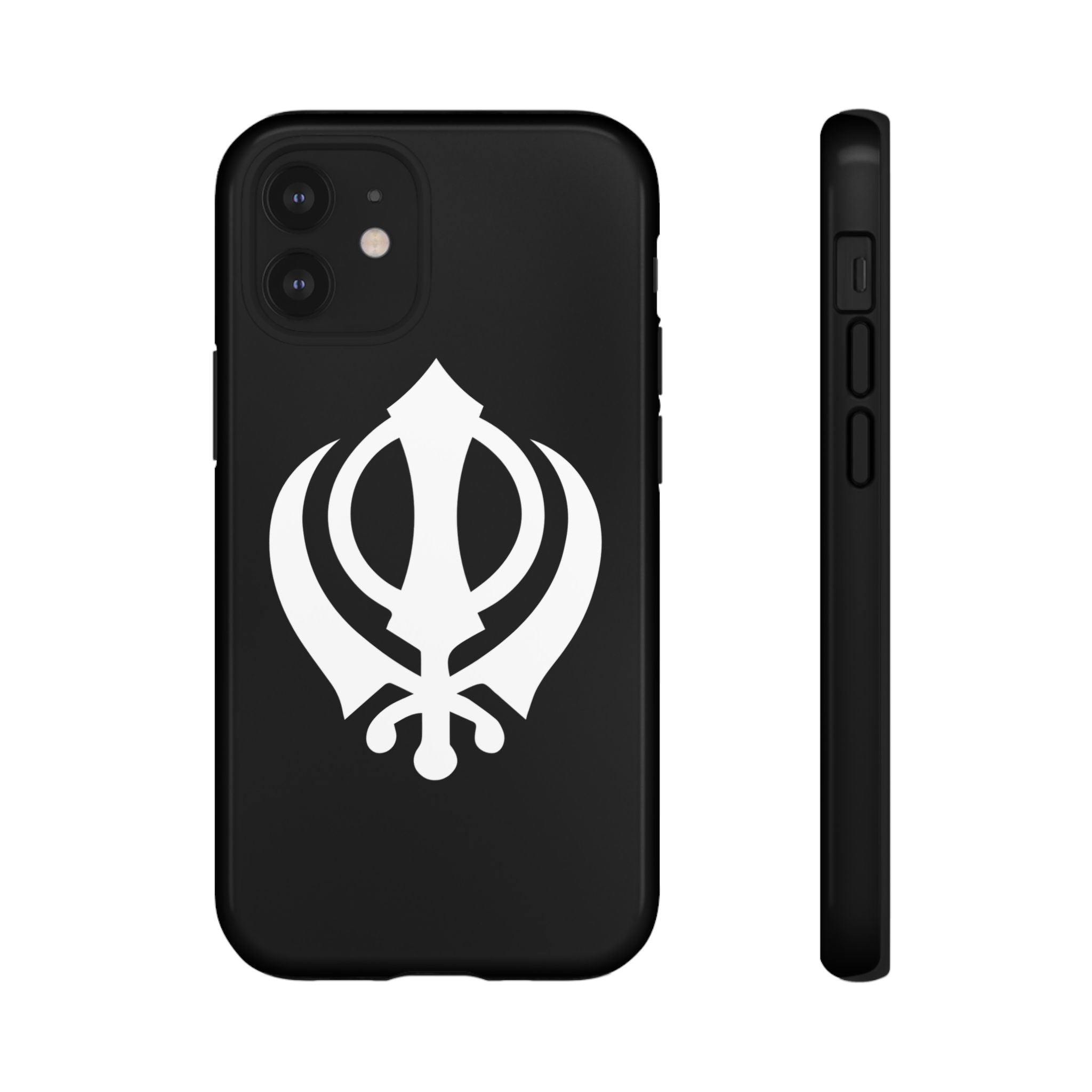 Sikh Khanda Phone Case • Black