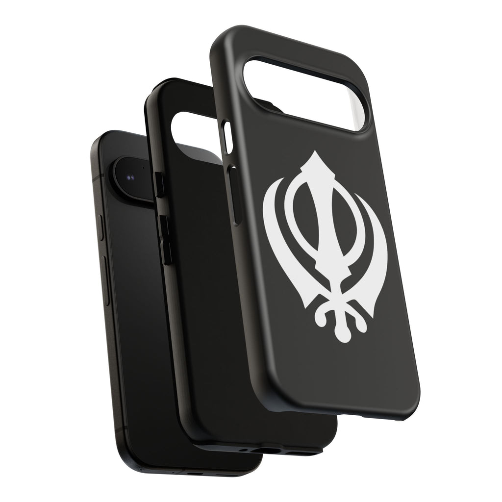 Sikh Khanda Phone Case • Black