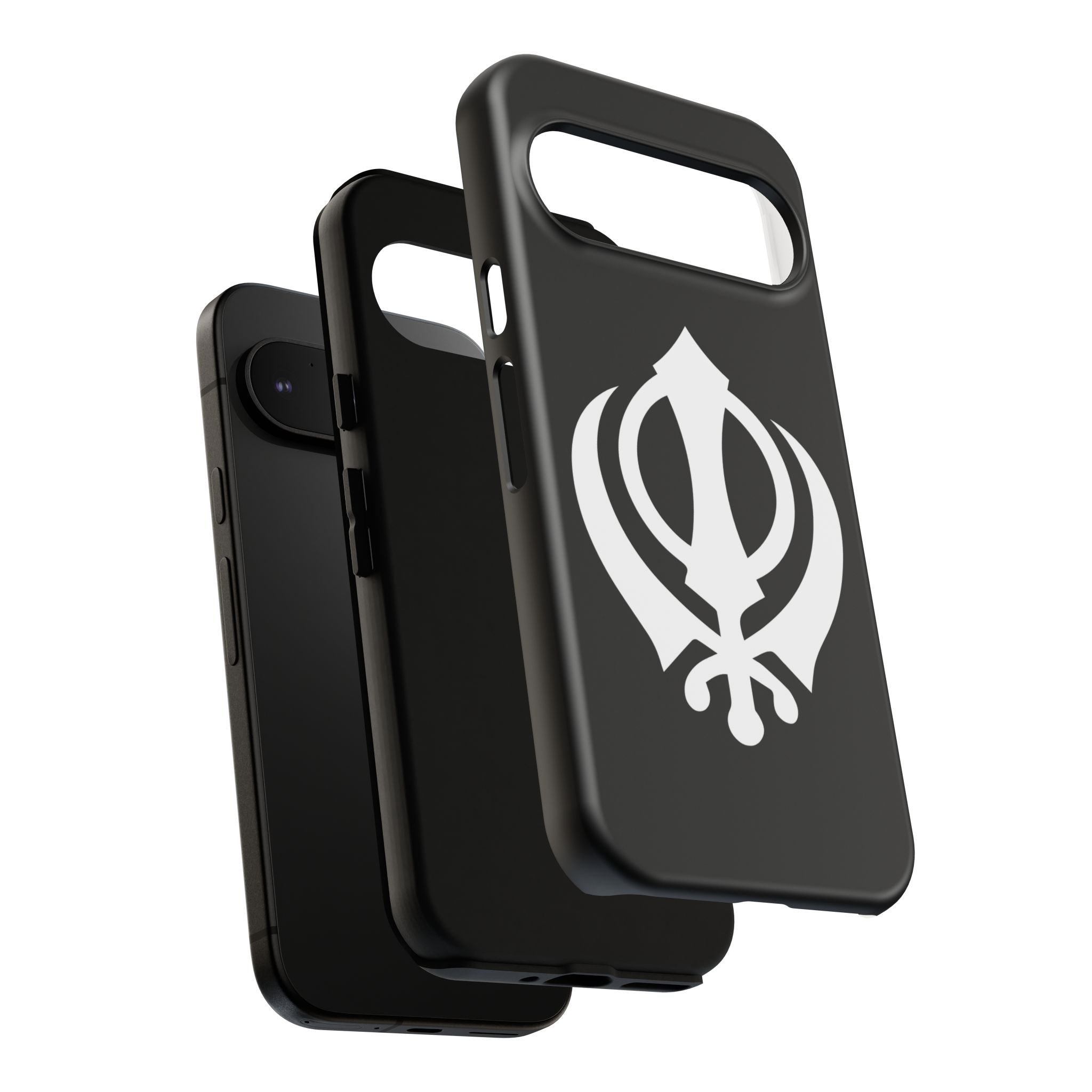 Sikh Khanda Phone Case • Black