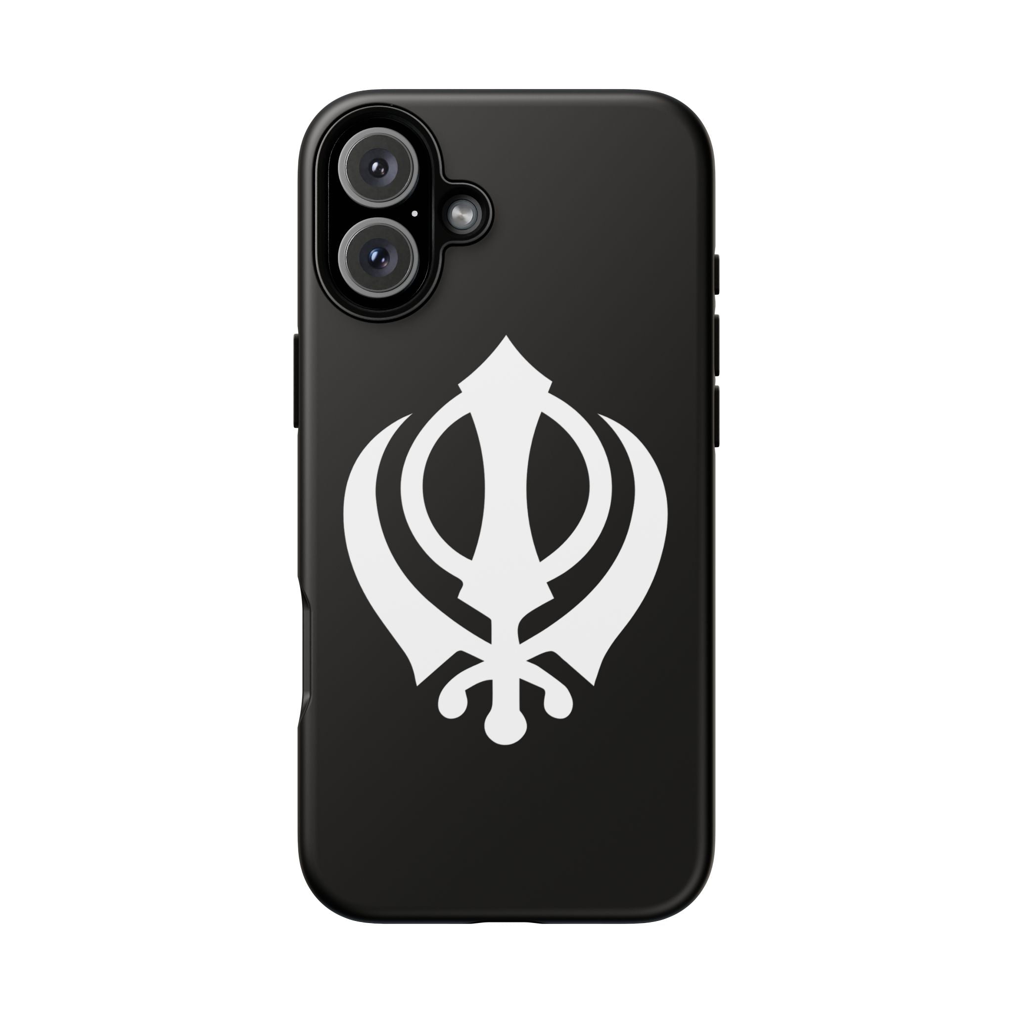 Sikh Khanda Phone Case • Black