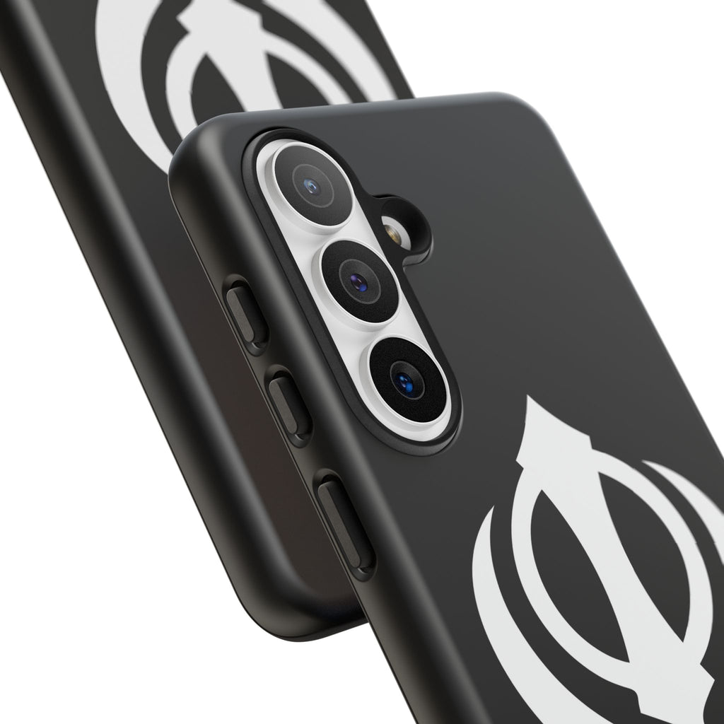 Sikh Khanda Phone Case • Black