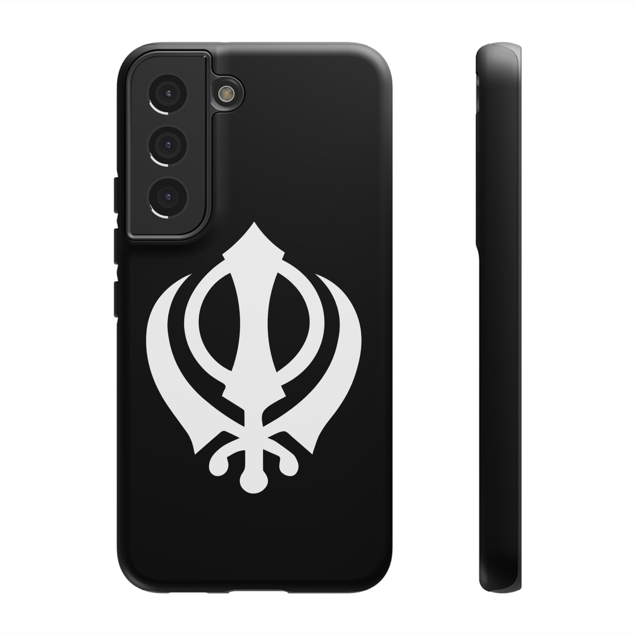 Sikh Khanda Phone Case • Black