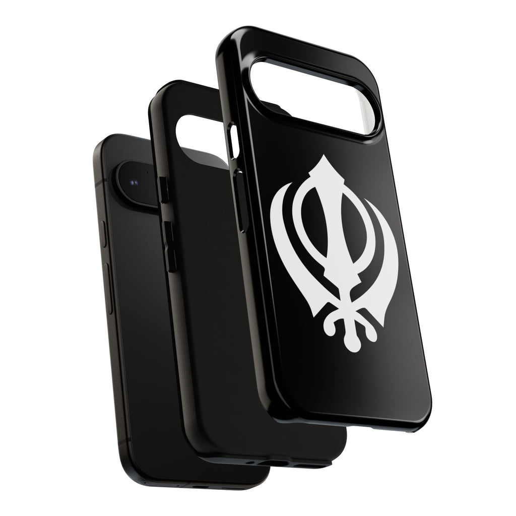 Sikh Khanda Phone Case • Black