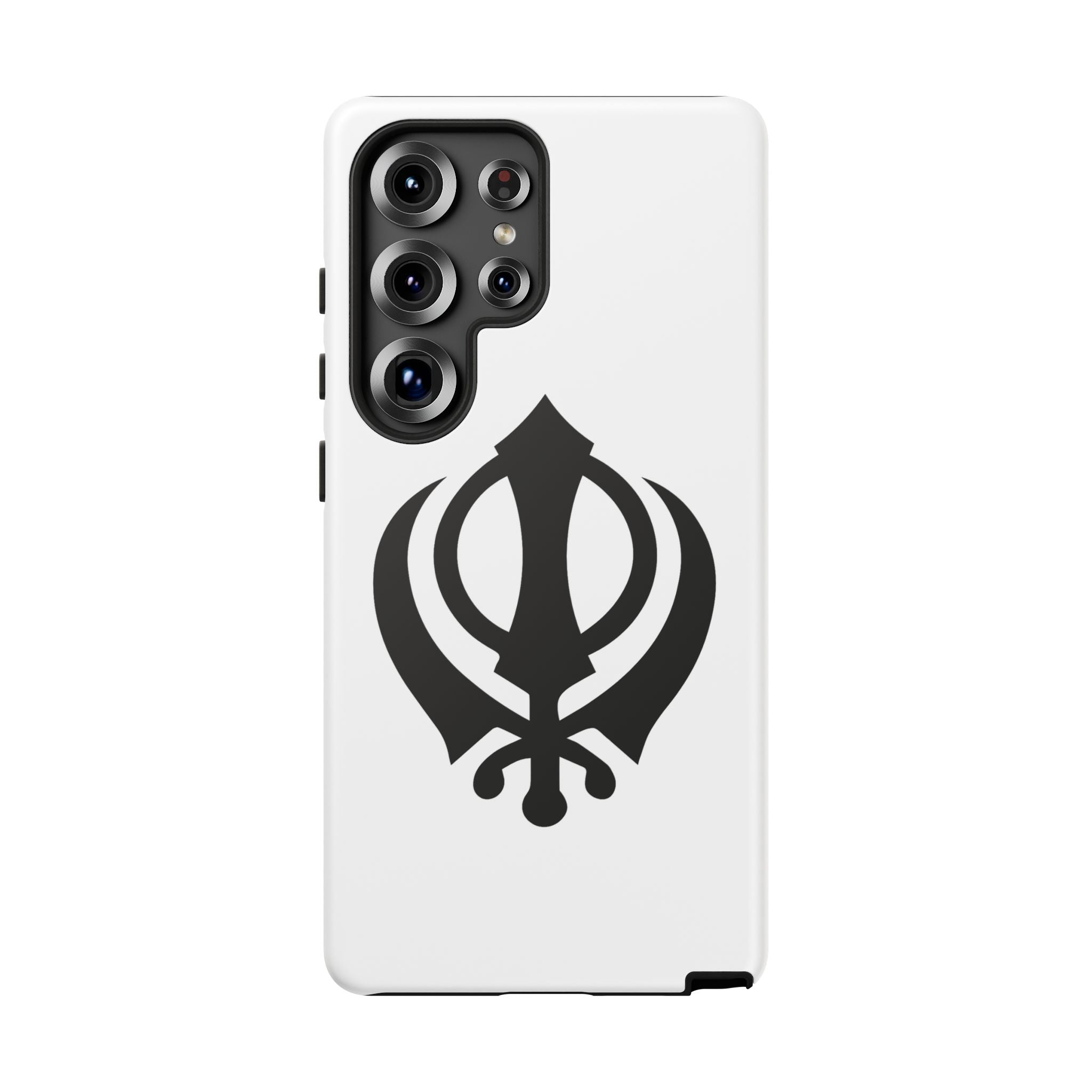 Sikh Khanda Phone Case • White