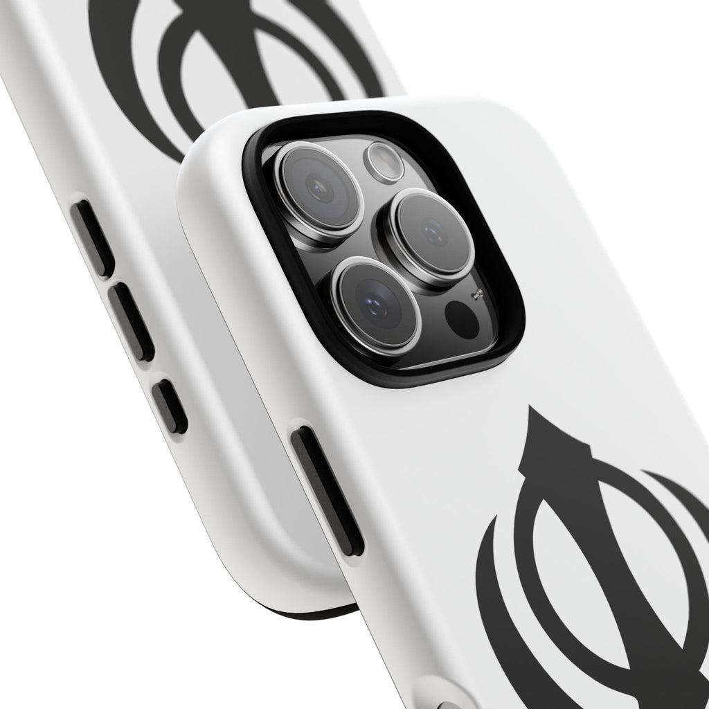 Sikh Khanda Phone Case • White