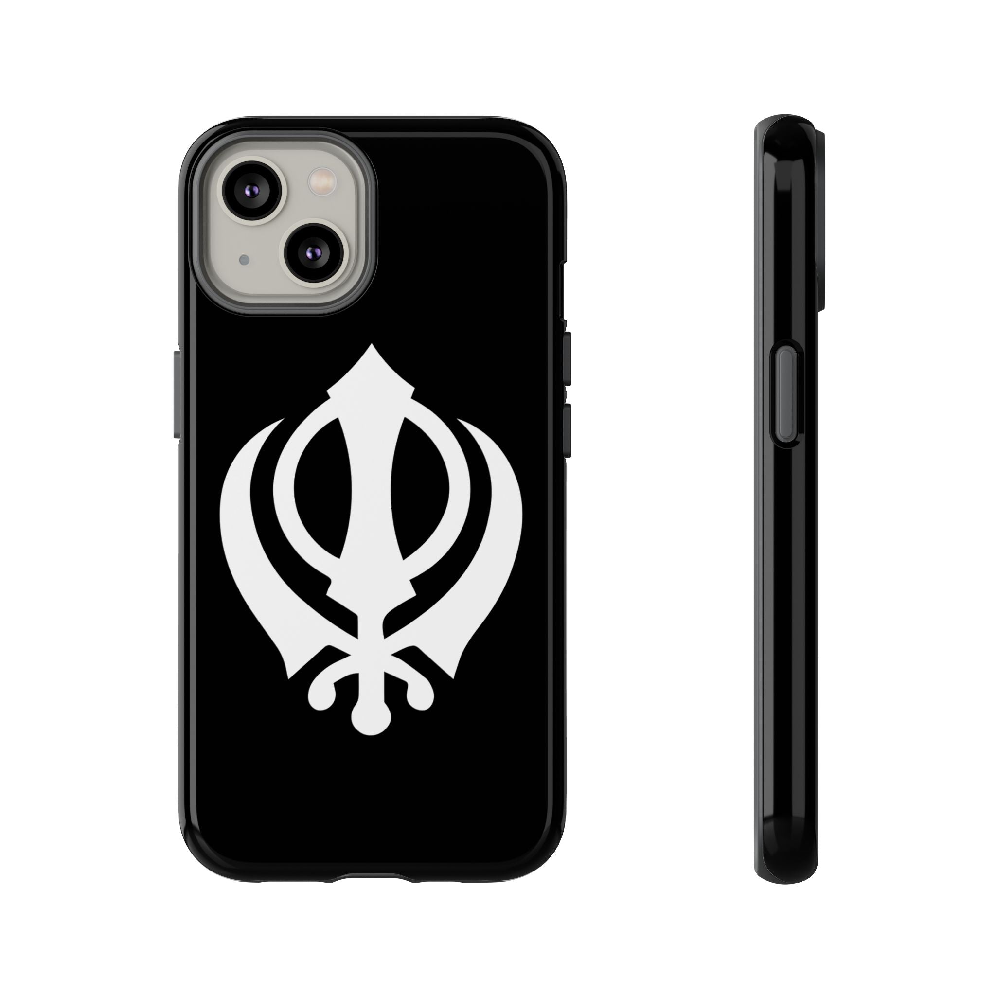 Sikh Khanda Phone Case • Black