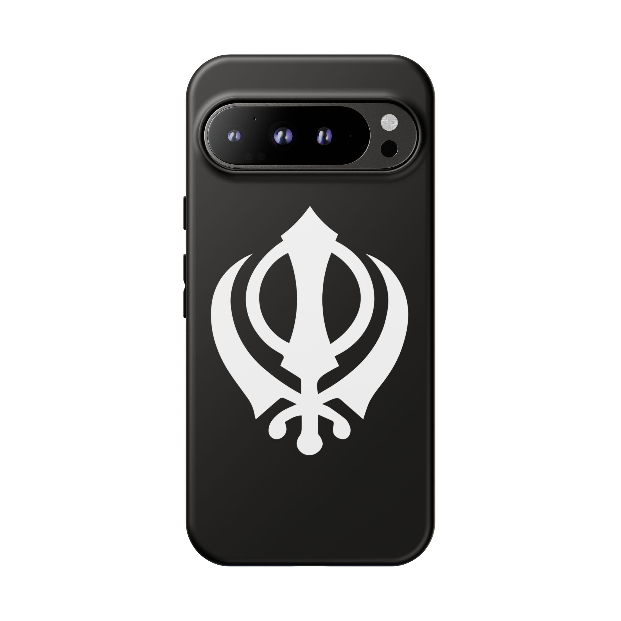 Sikh Khanda Phone Case • Black
