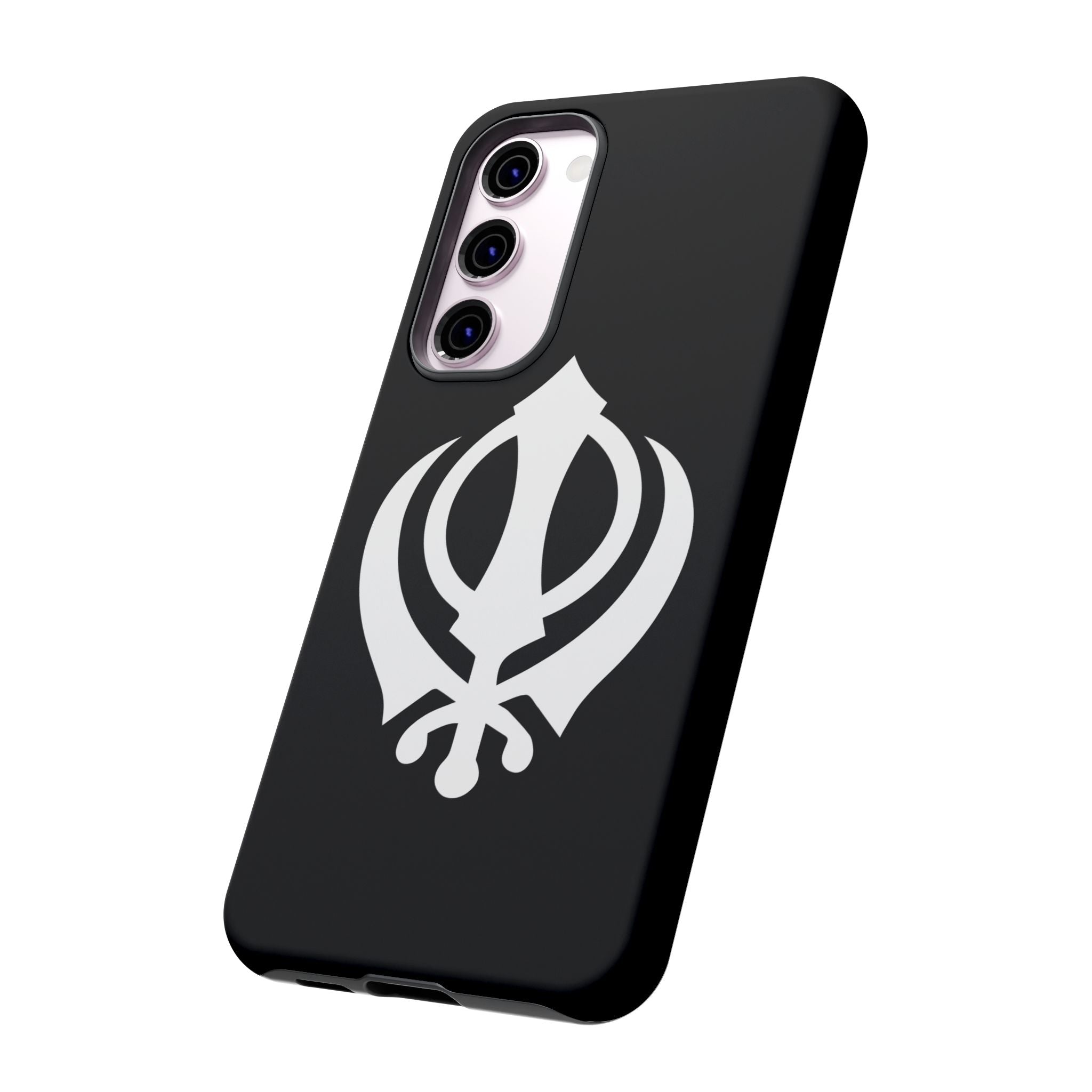 Sikh Khanda Phone Case • Black