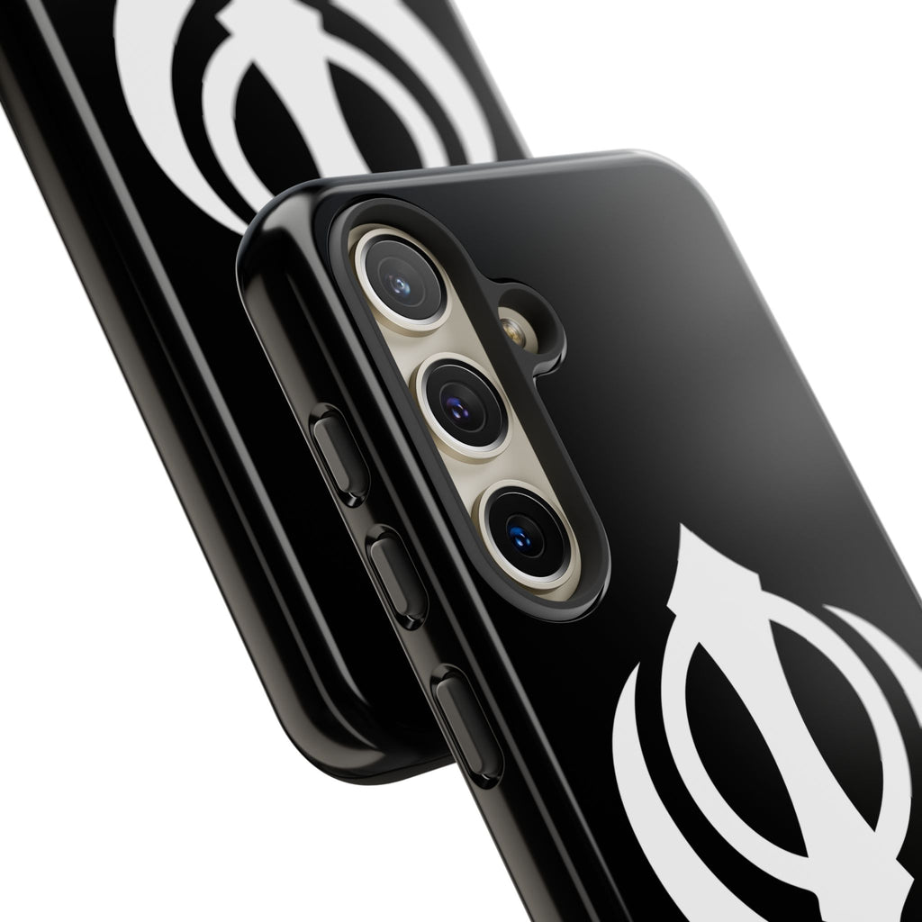 Sikh Khanda Phone Case • Black