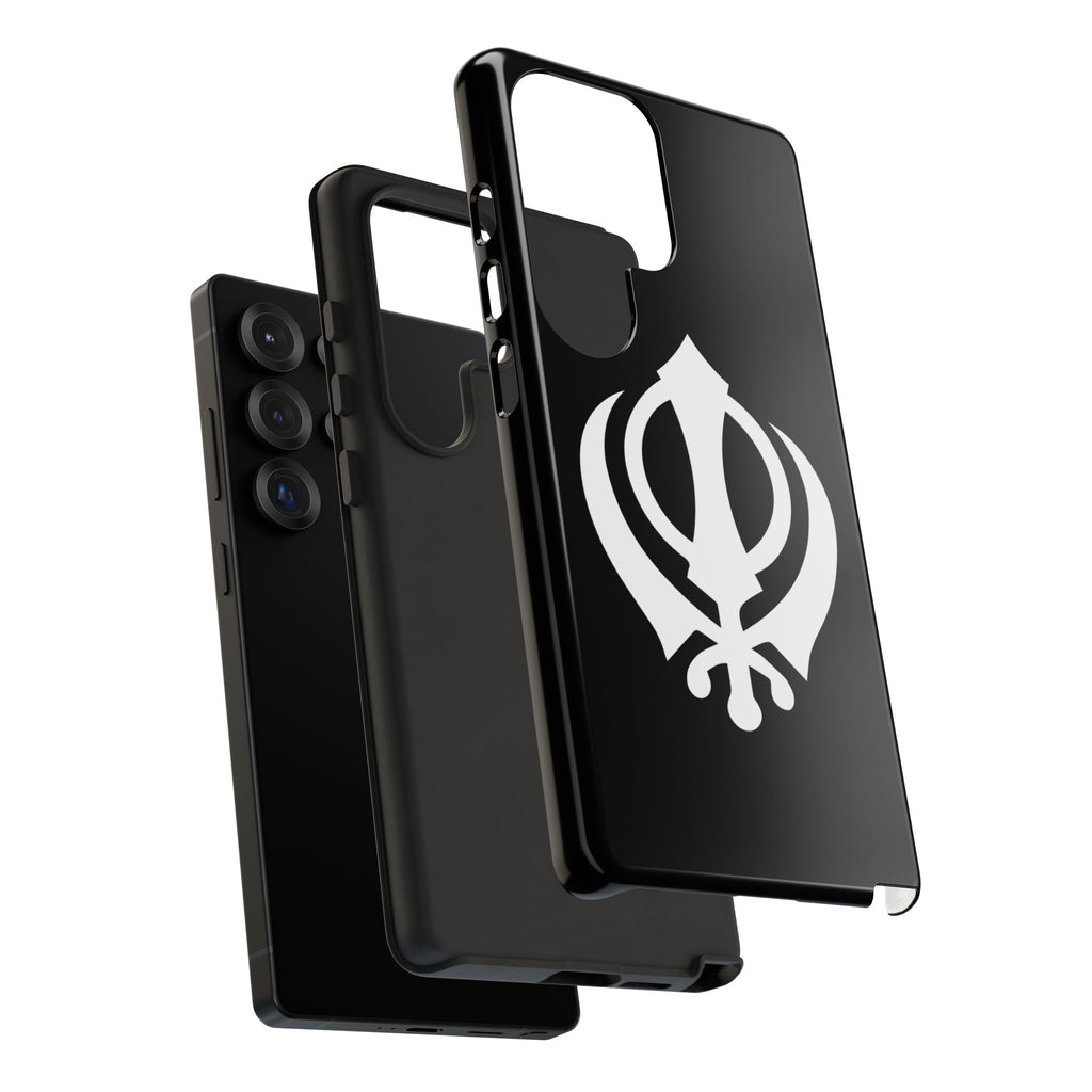 Sikh Khanda Phone Case • Black