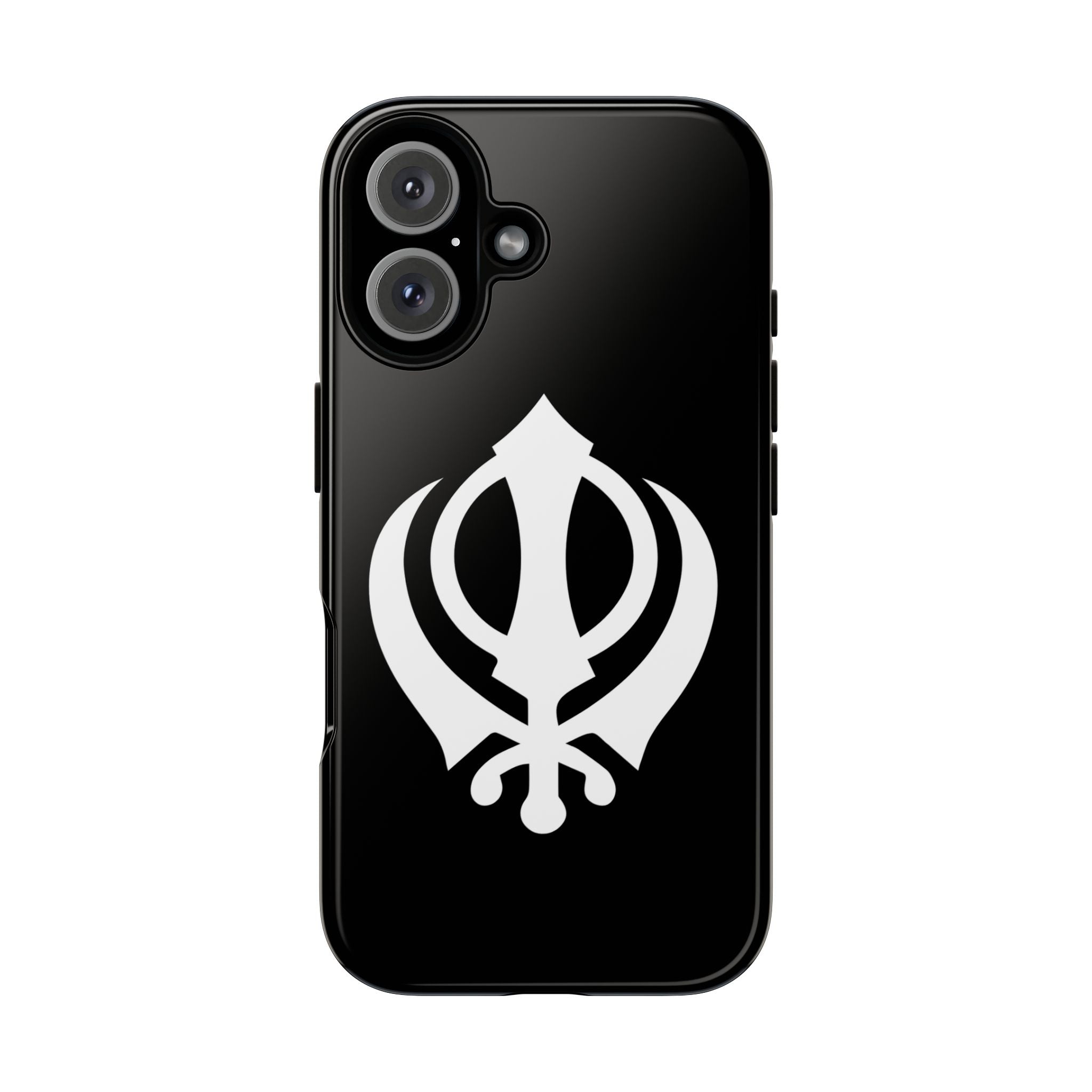 Sikh Khanda Phone Case • Black