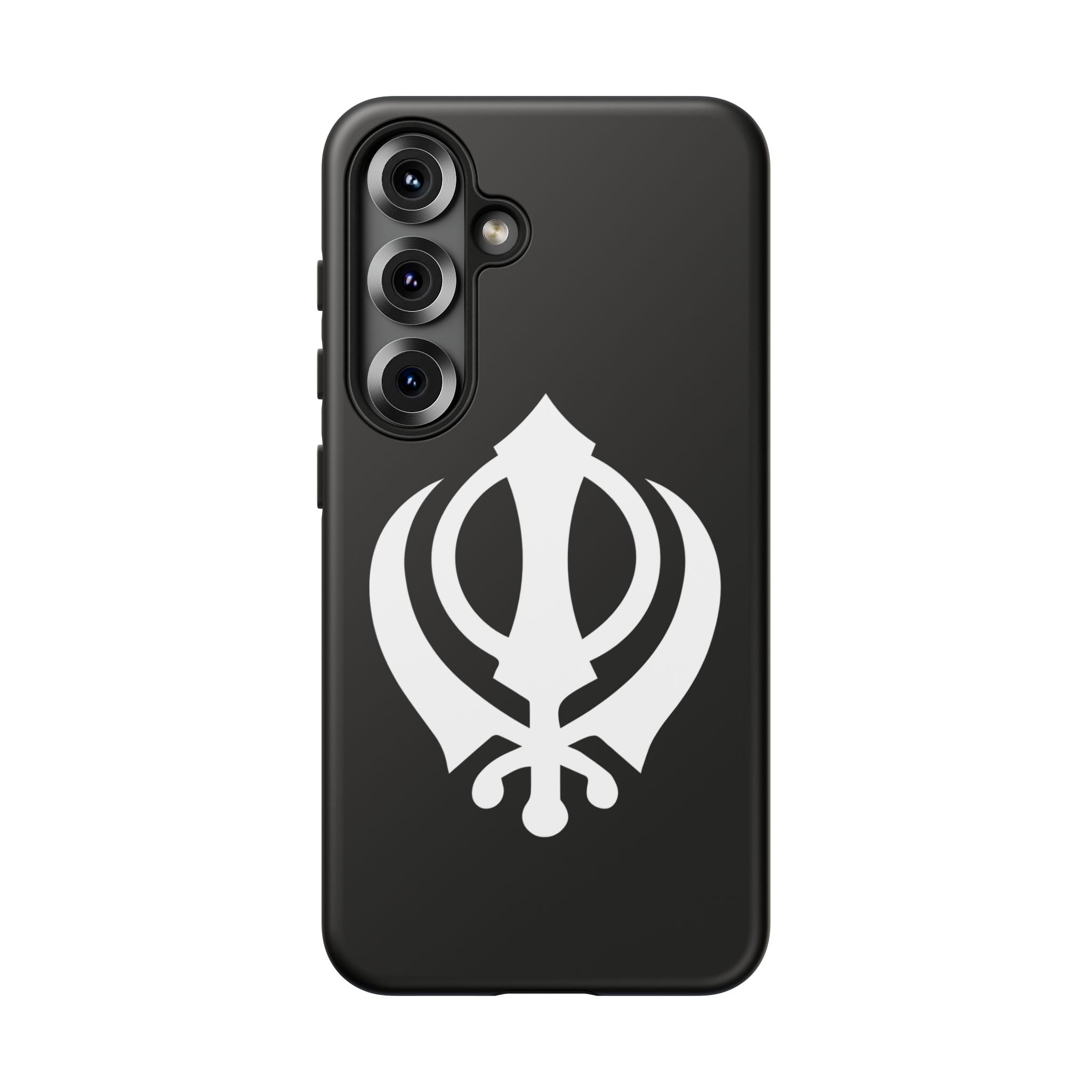Sikh Khanda Phone Case • Black