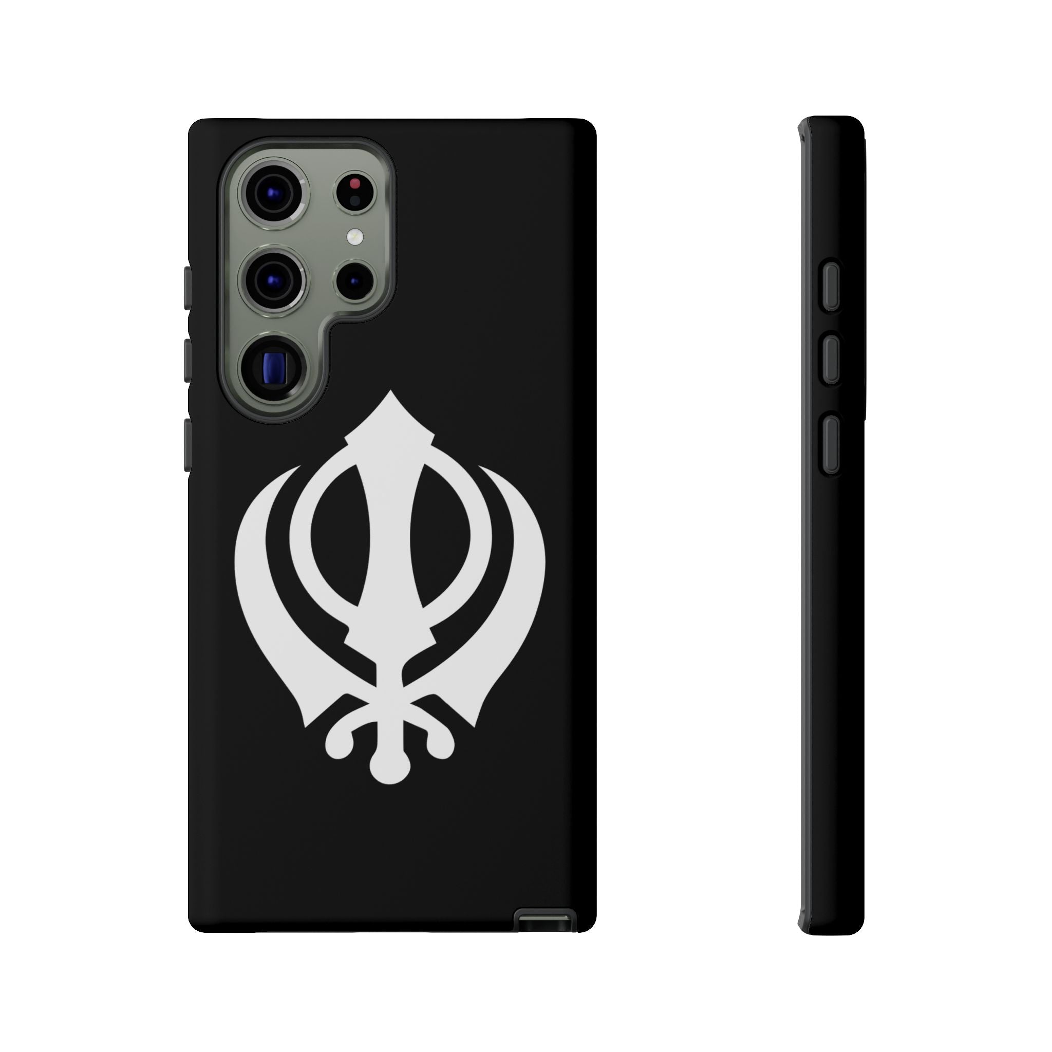 Sikh Khanda Phone Case • Black