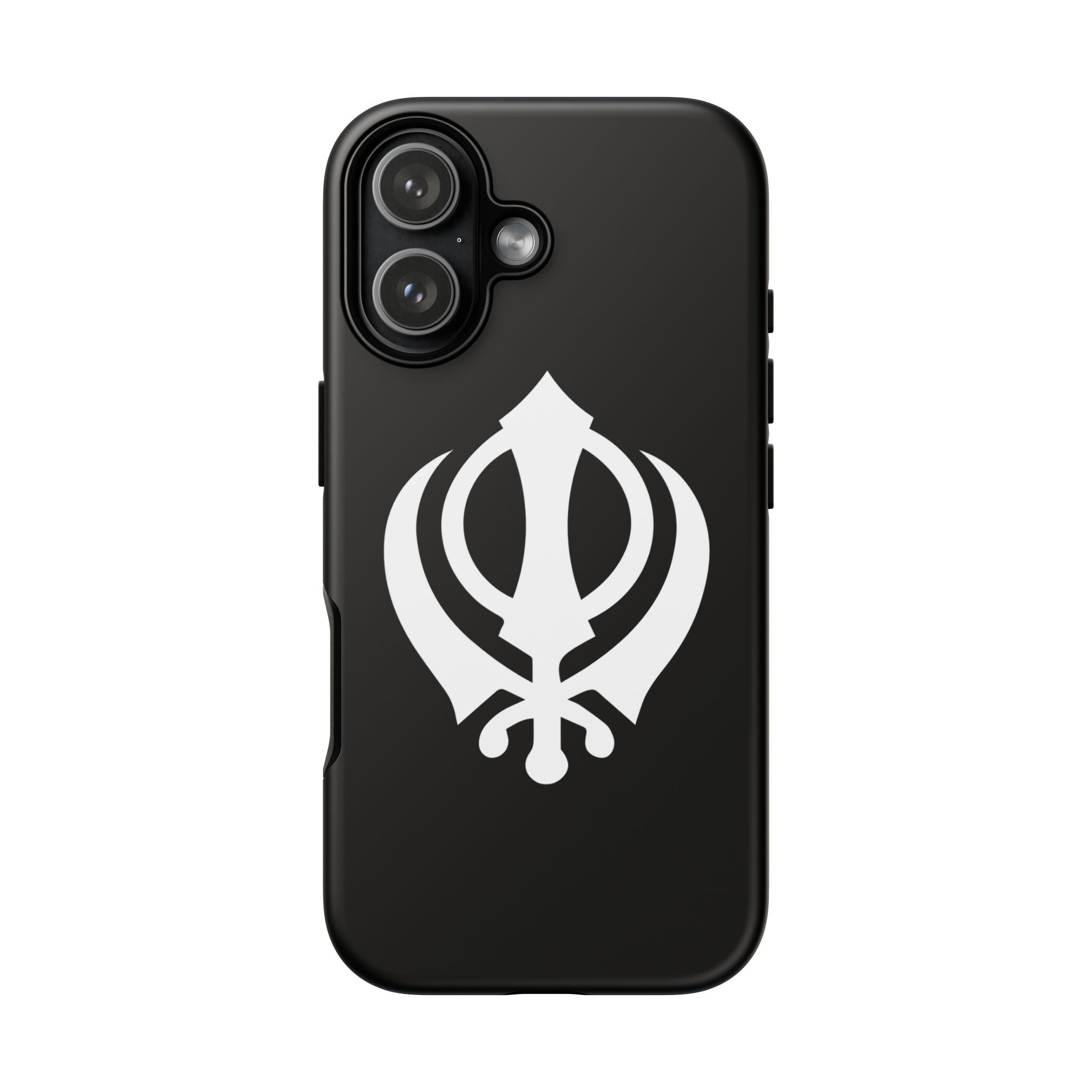 Sikh Khanda Phone Case • Black