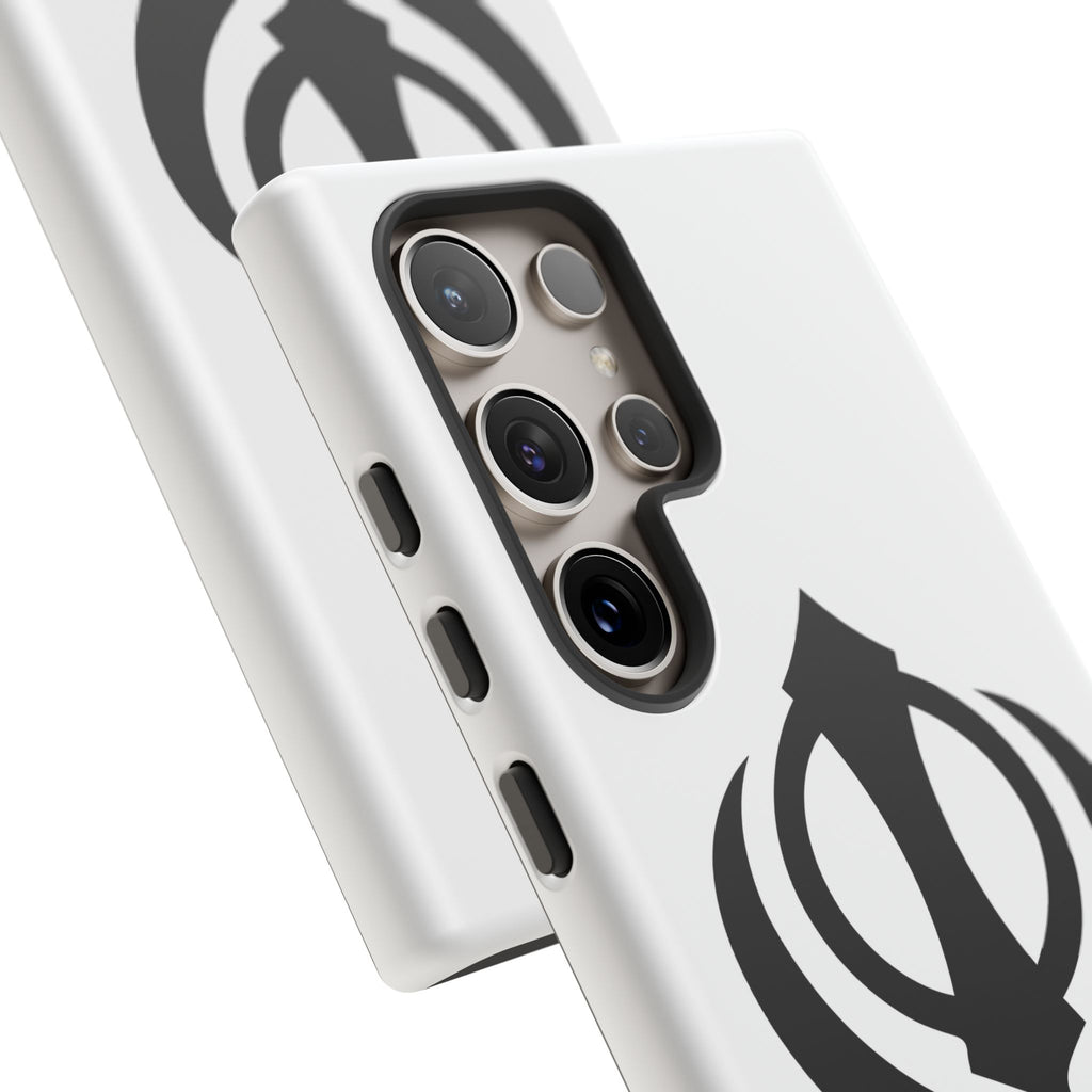 Sikh Khanda Phone Case • White