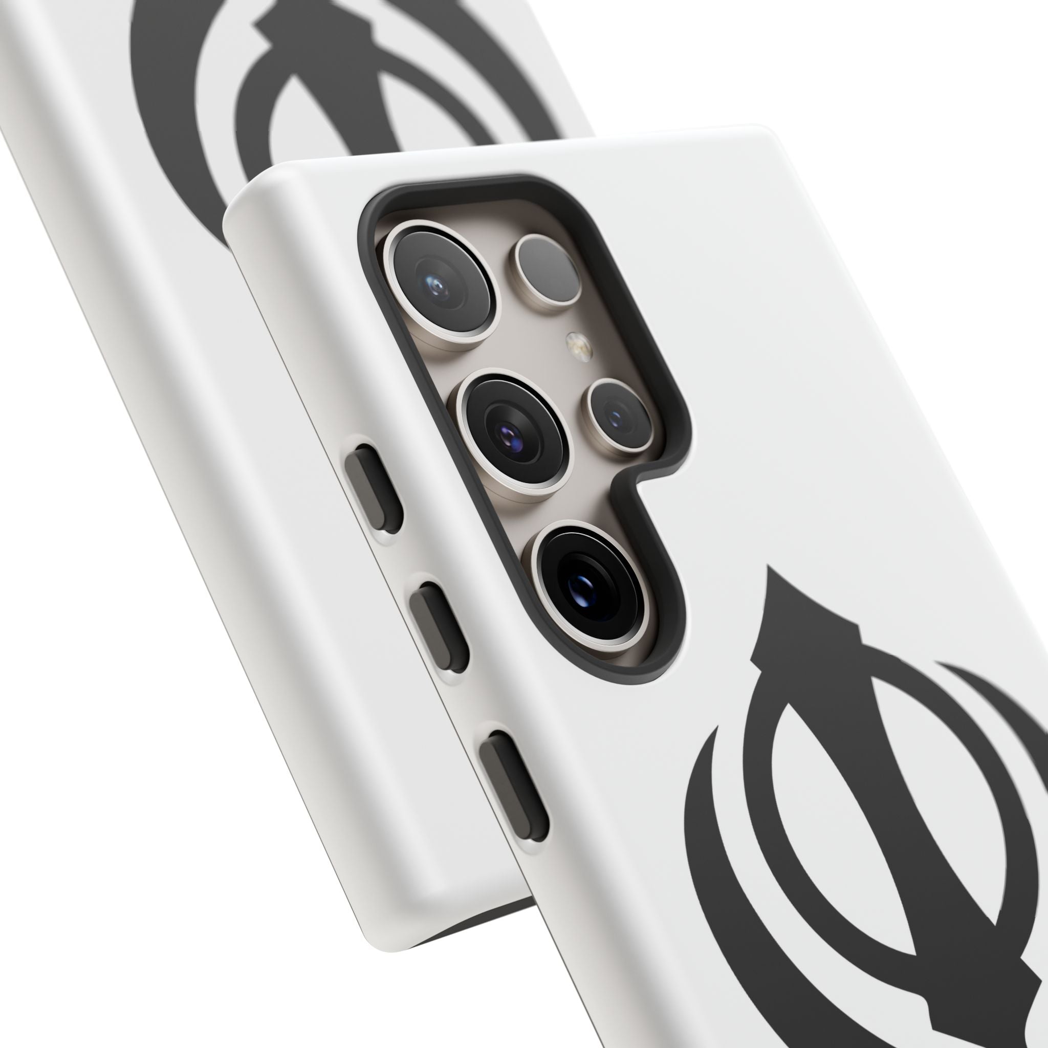 Sikh Khanda Phone Case • White