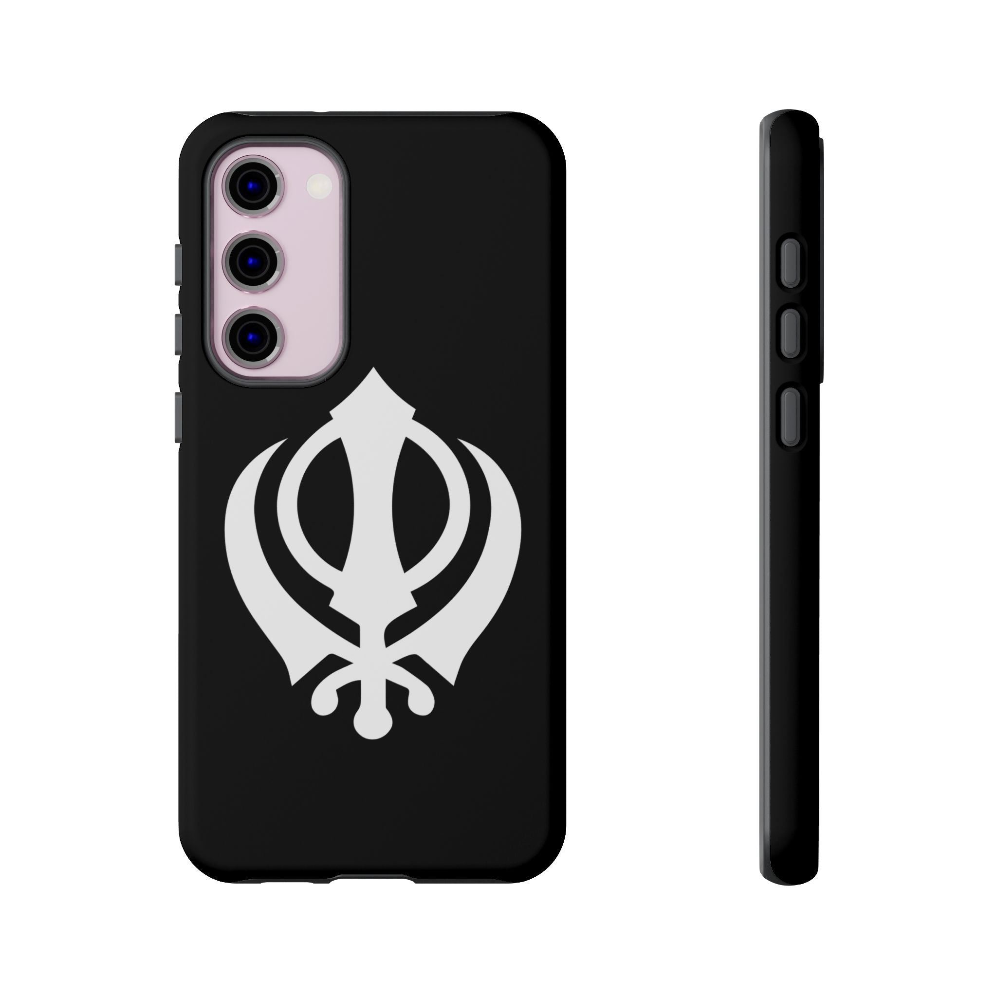 Sikh Khanda Phone Case • Black
