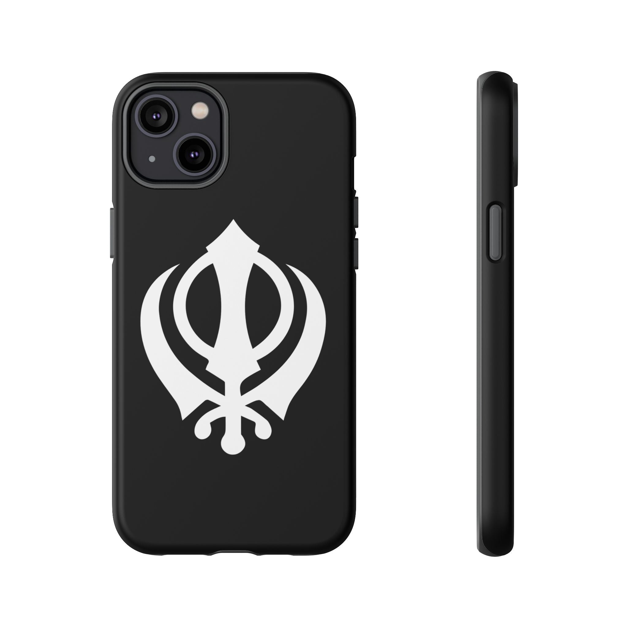 Sikh Khanda Phone Case • Black