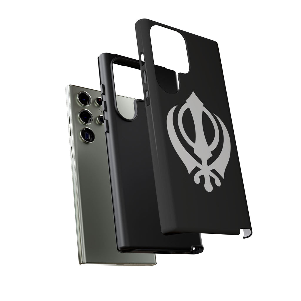Sikh Khanda Phone Case • Black