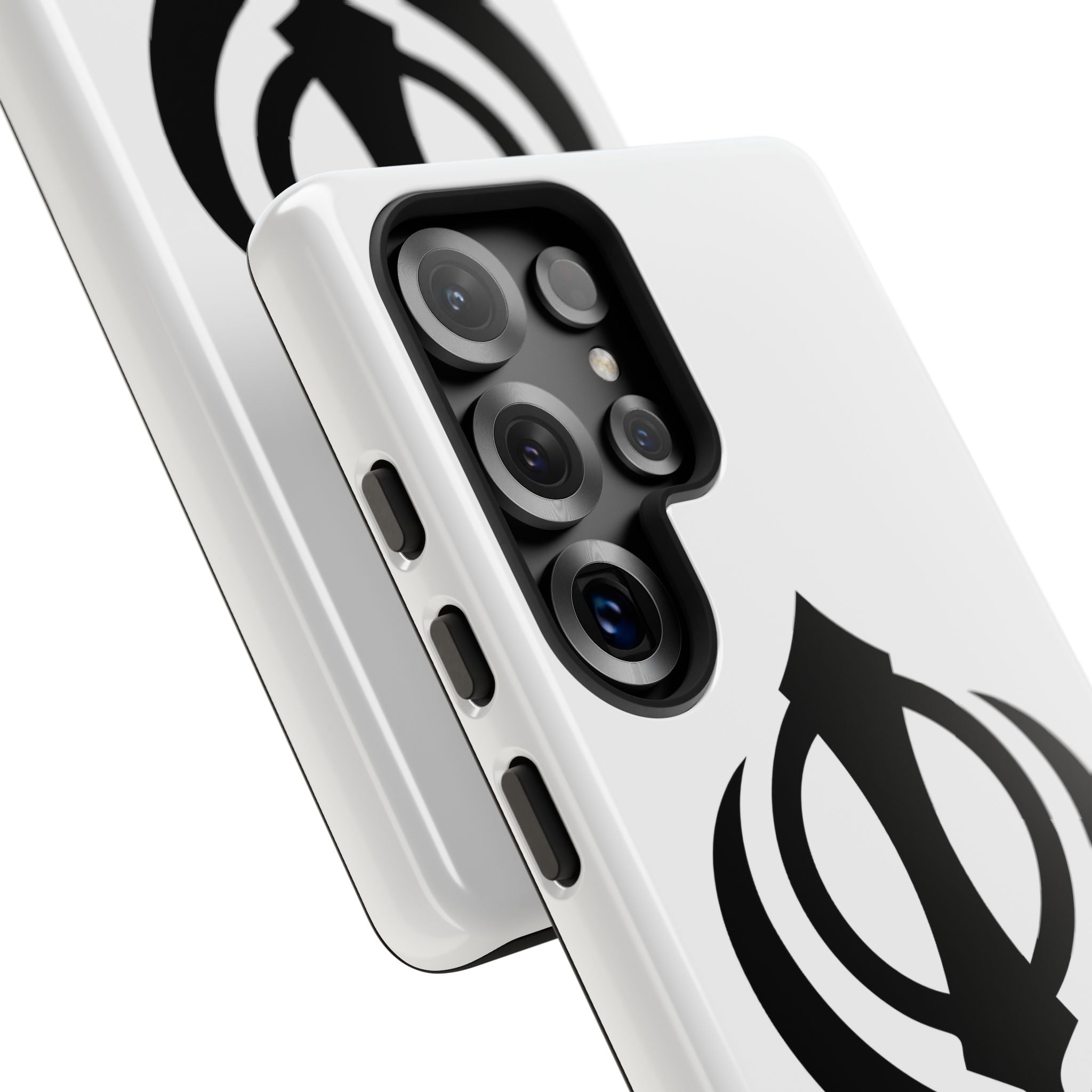 Sikh Khanda Phone Case • White