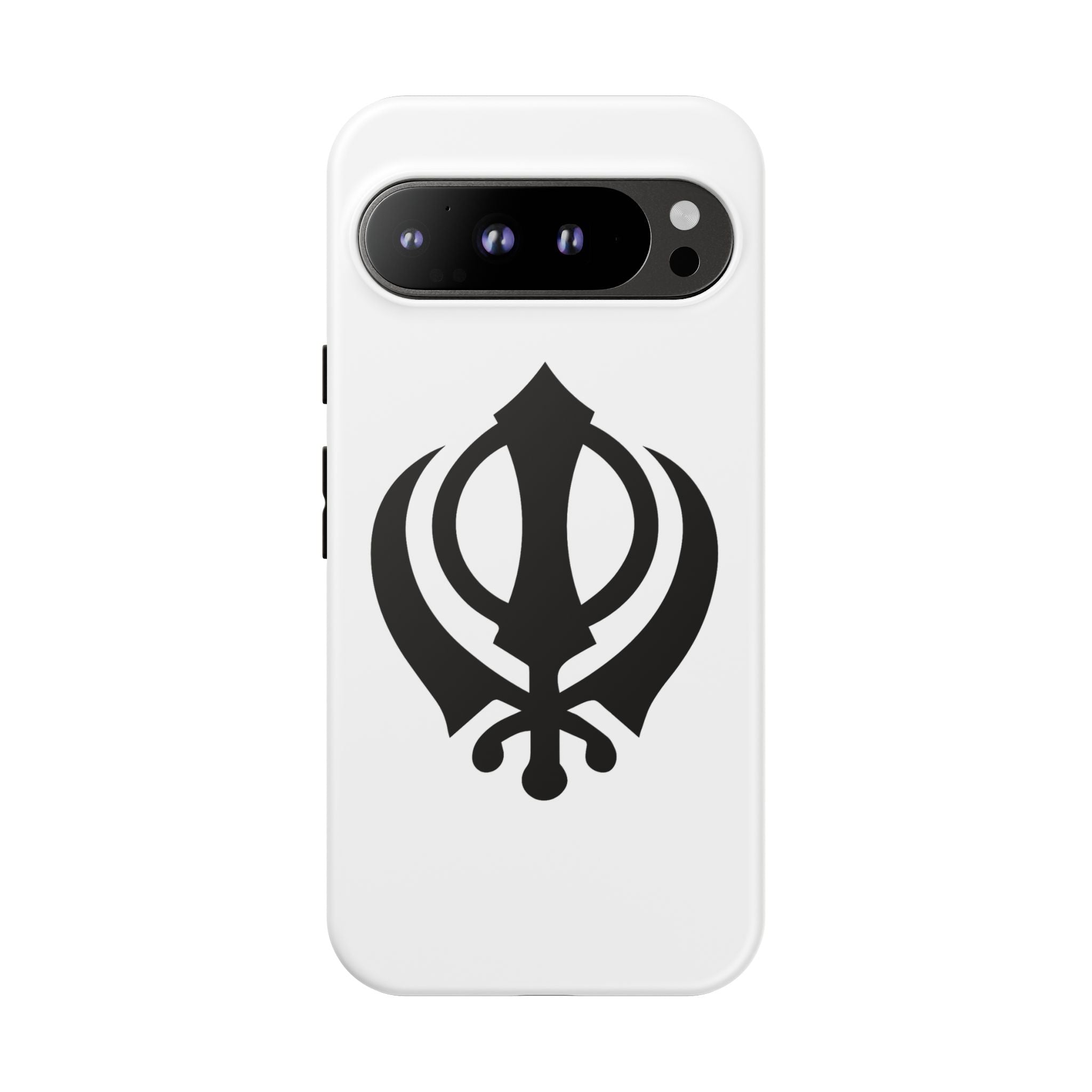 Sikh Khanda Phone Case • White