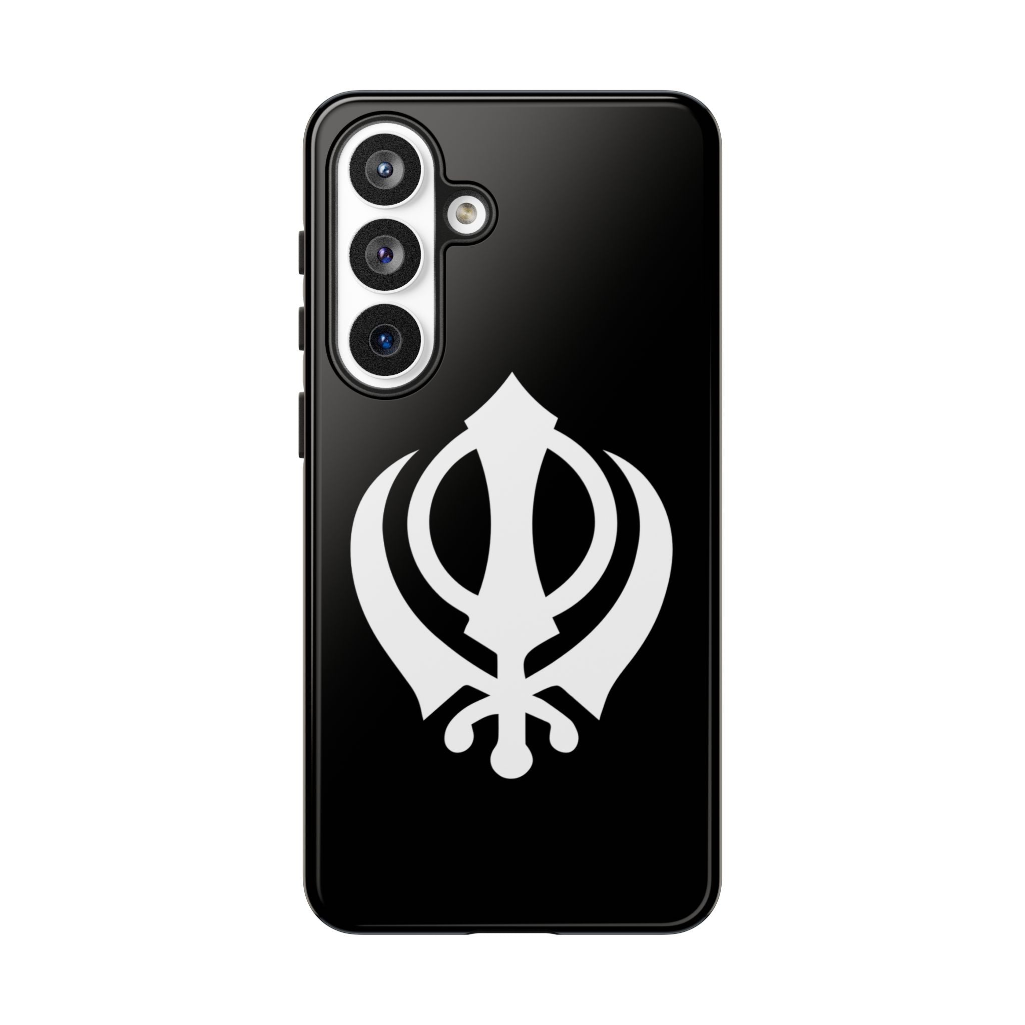 Sikh Khanda Phone Case • Black