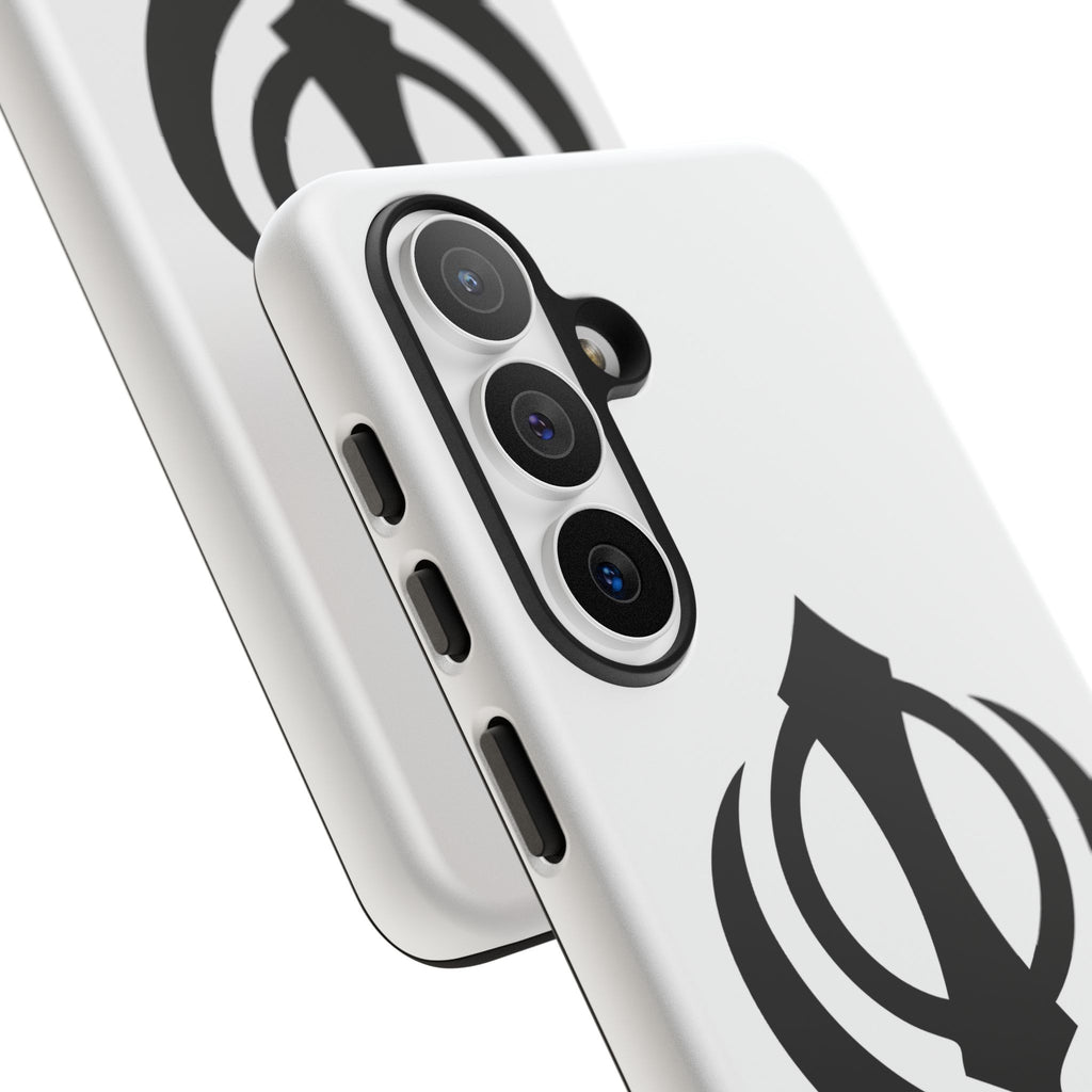 Sikh Khanda Phone Case • White