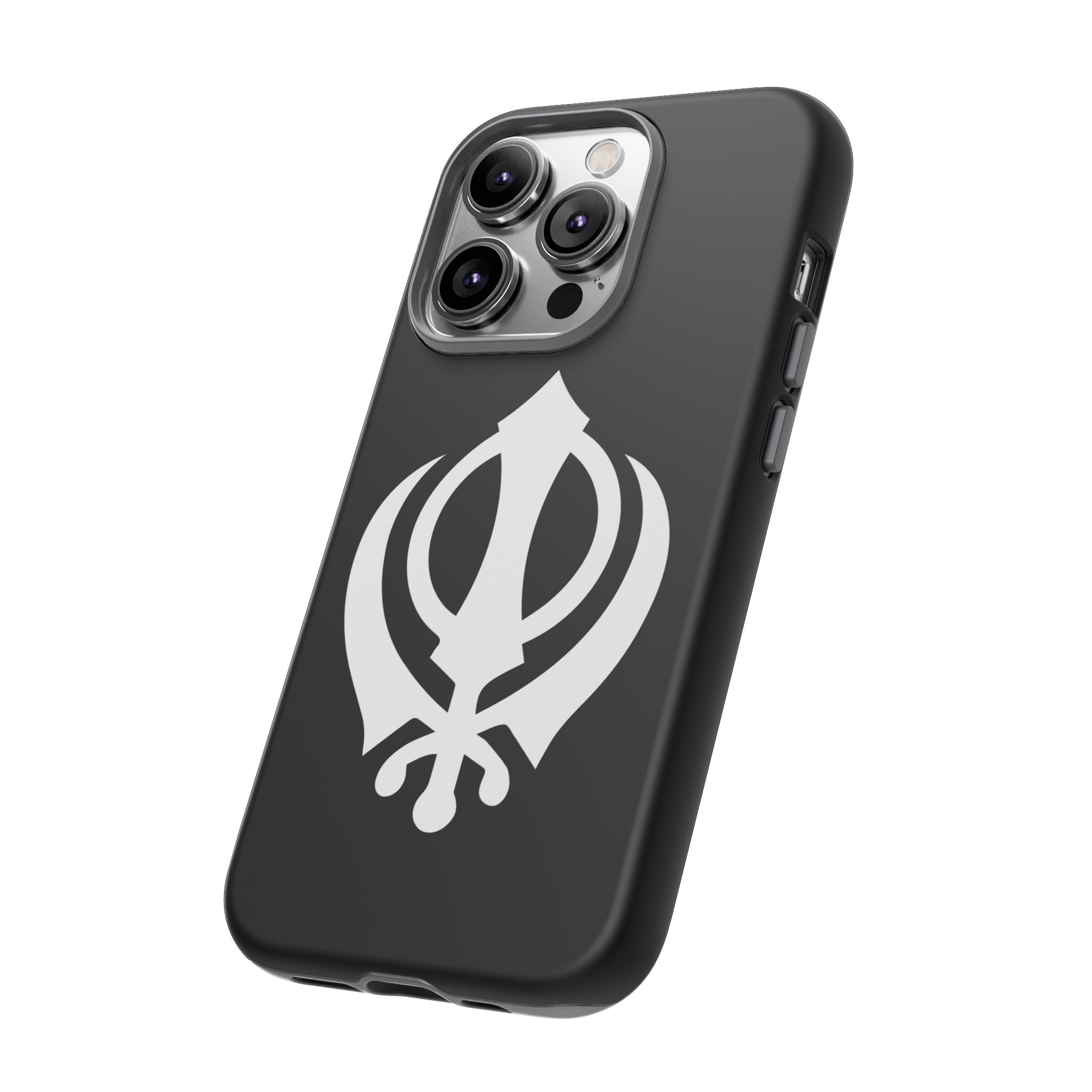 Sikh Khanda Phone Case • Black